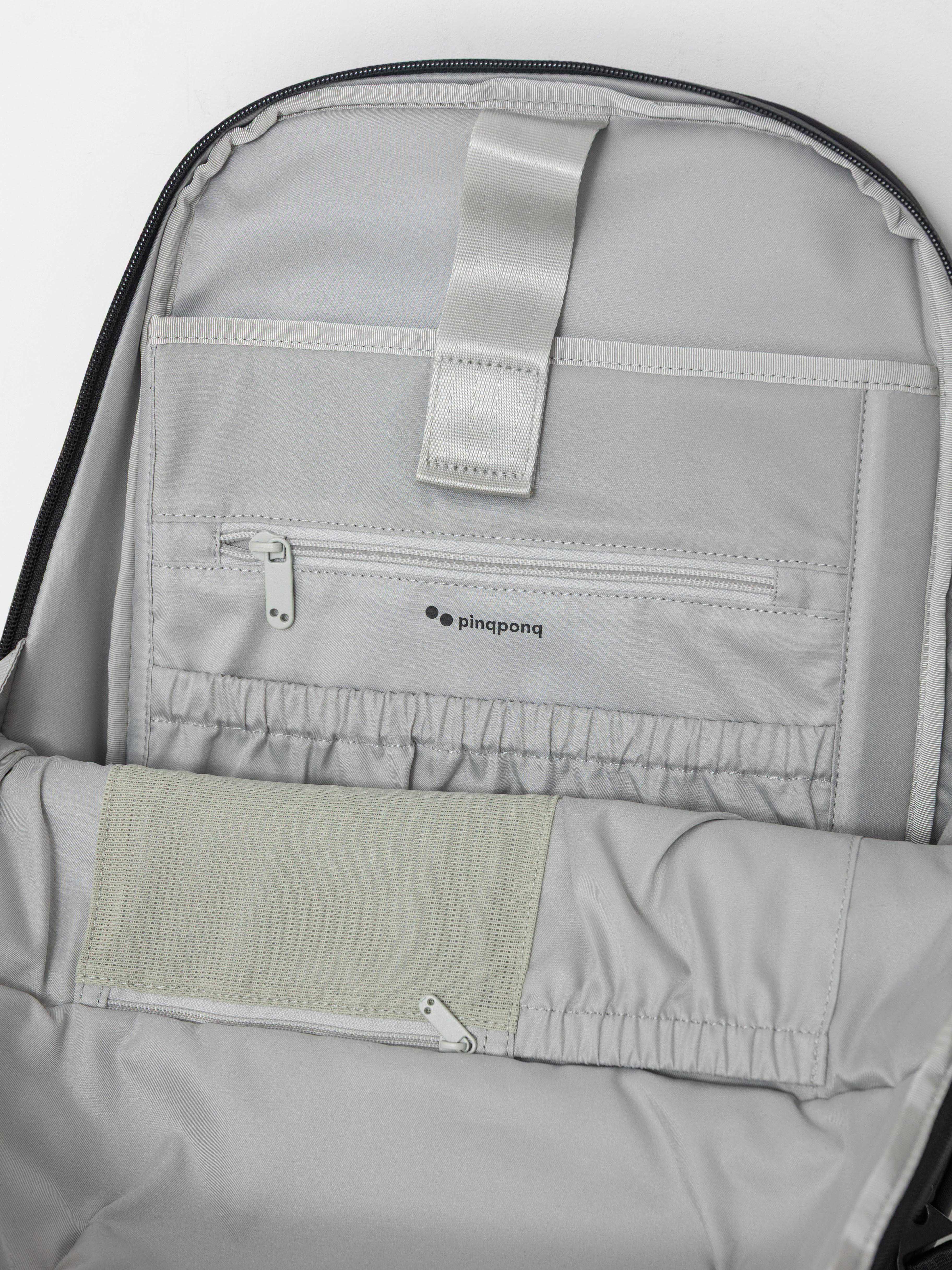 PinqPonq Kontor Hátizsák (solid black)