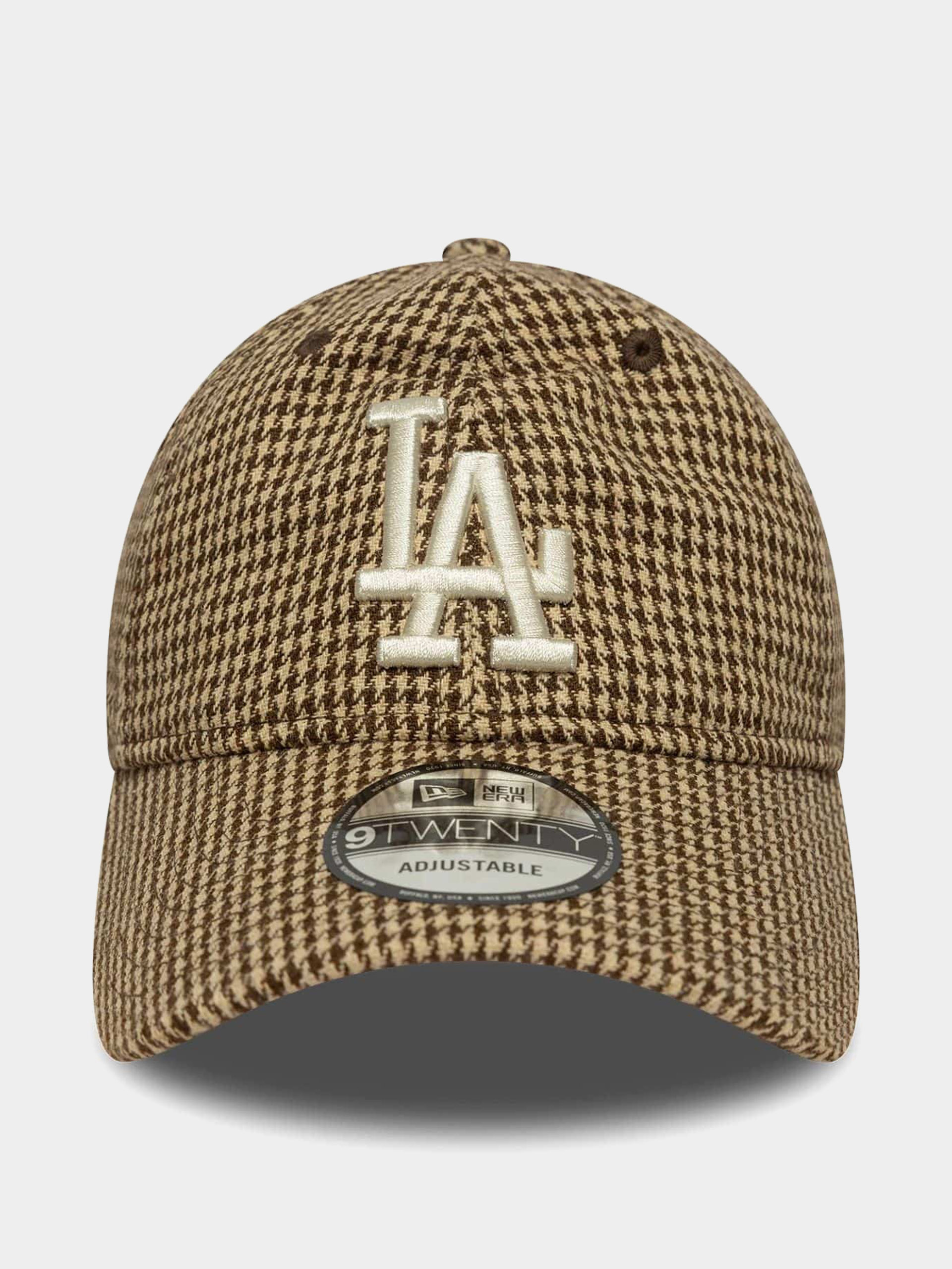 Baseball sapka New Era Houndstooth 9Twenty Los Angeles Dodgers (brown)