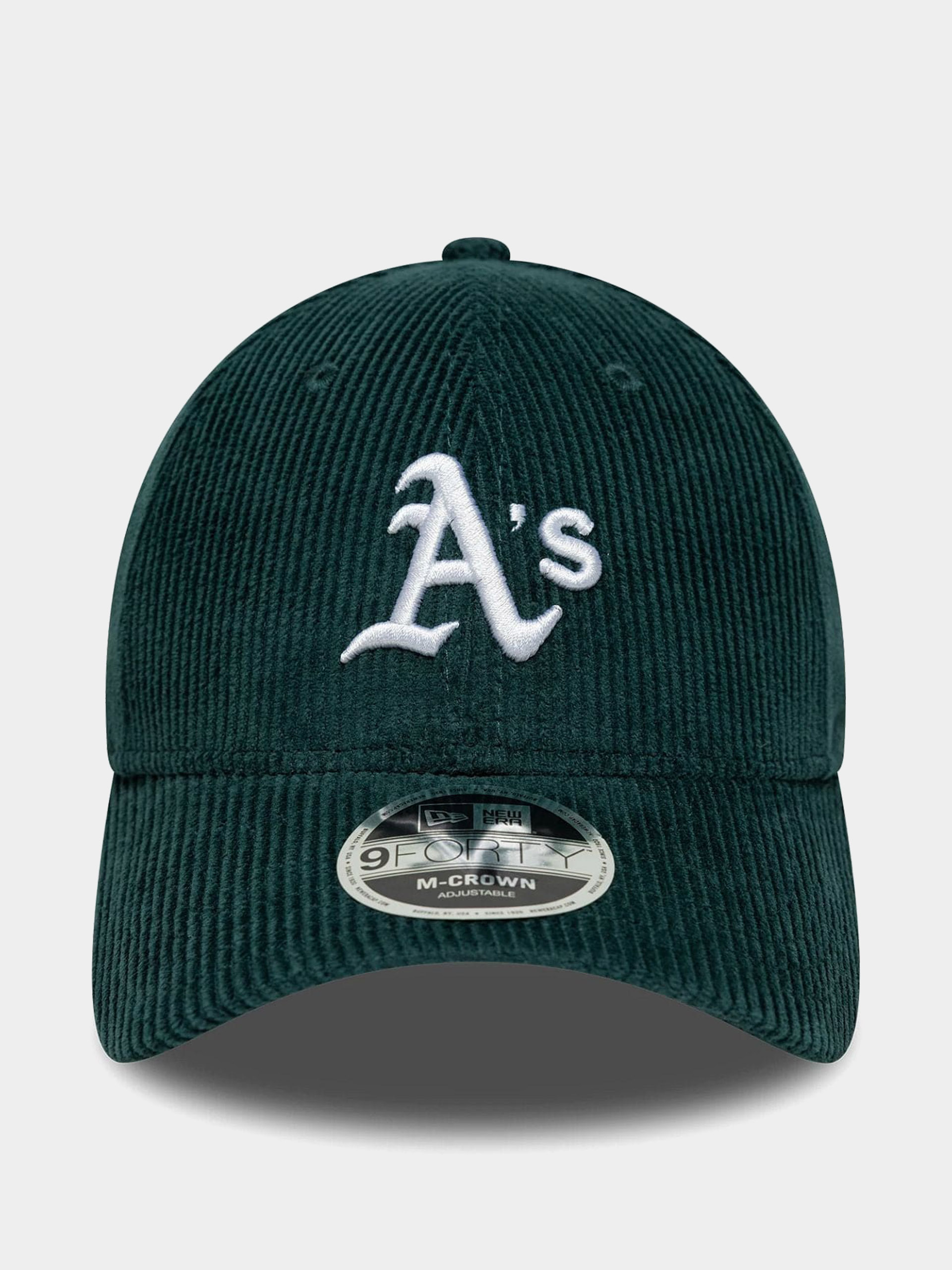Baseball sapka New Era Cord 9Forty Mcrown Oakland Athletics (dark green)