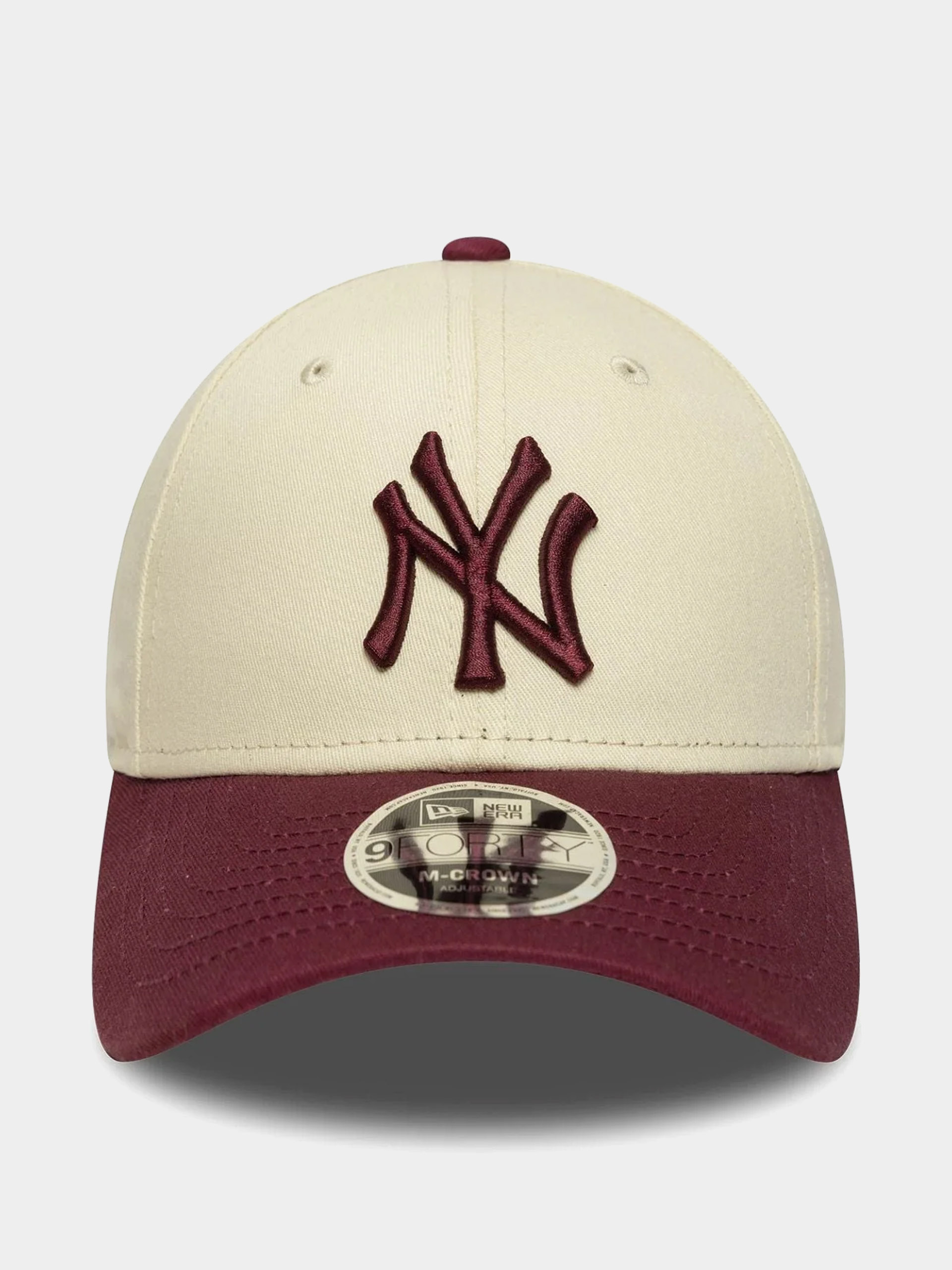 Baseball sapka New Era Ws Patch 9Forty Mc New York Yankees (light cream/burgundy)
