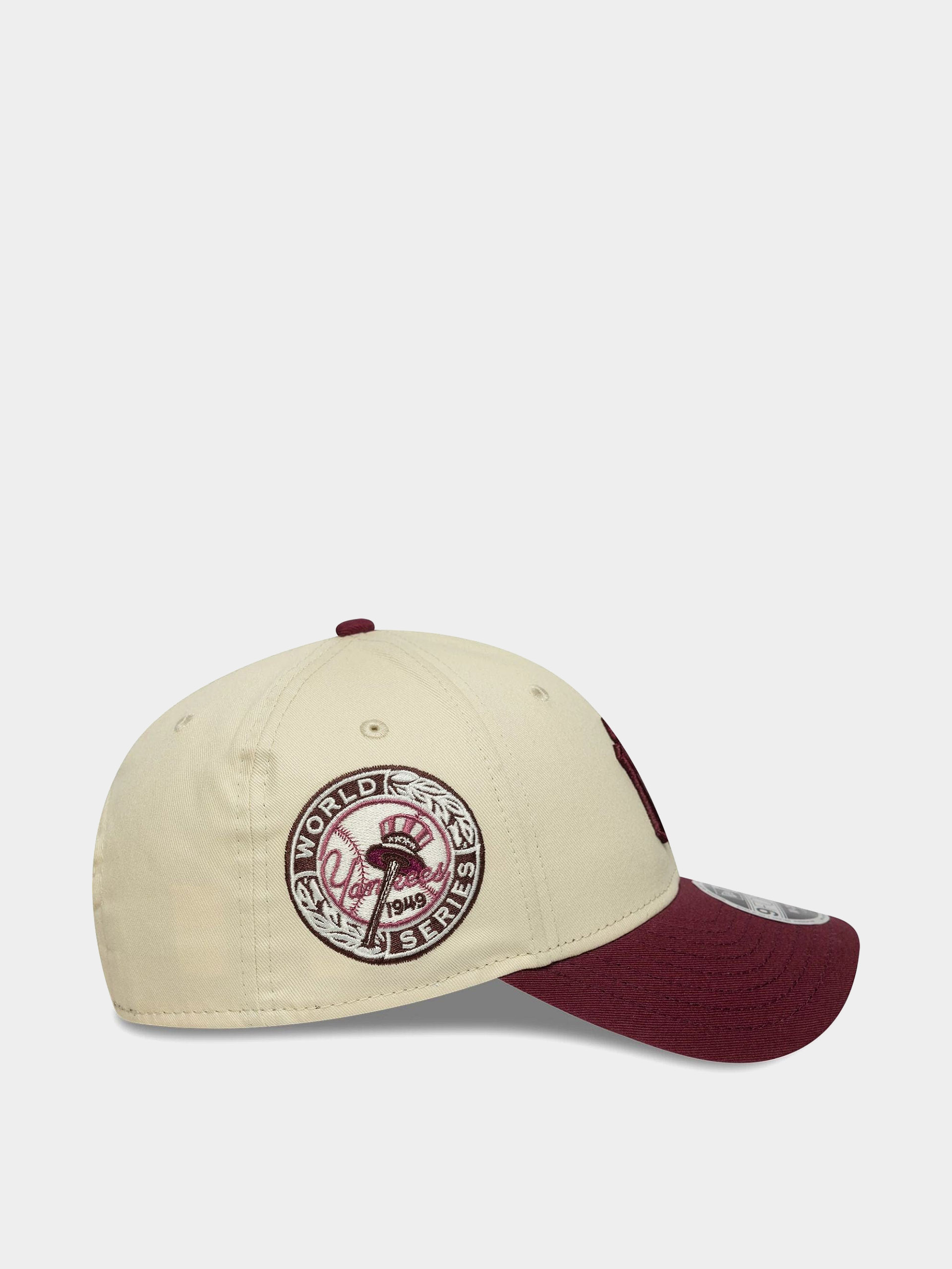 Baseball sapka New Era Ws Patch 9Forty Mc New York Yankees (light cream/burgundy)