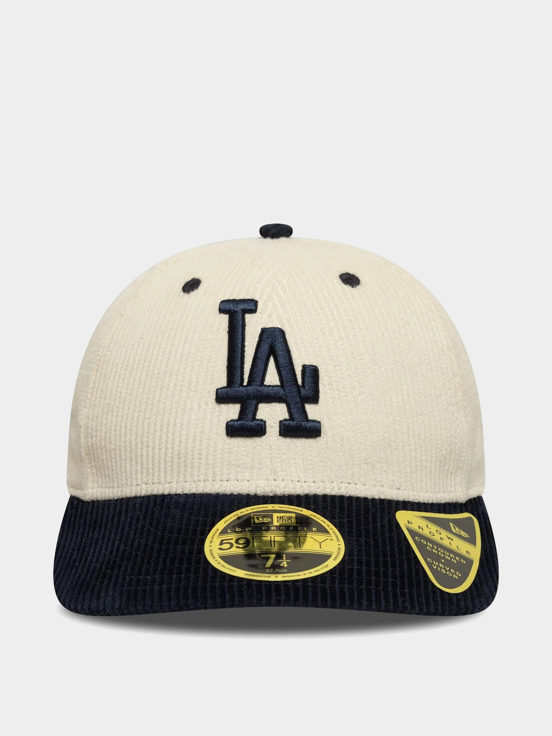 Baseball sapka New Era Mlb Cord 59Fifty Lp Los Angeles Dodgers (light cream/navy)