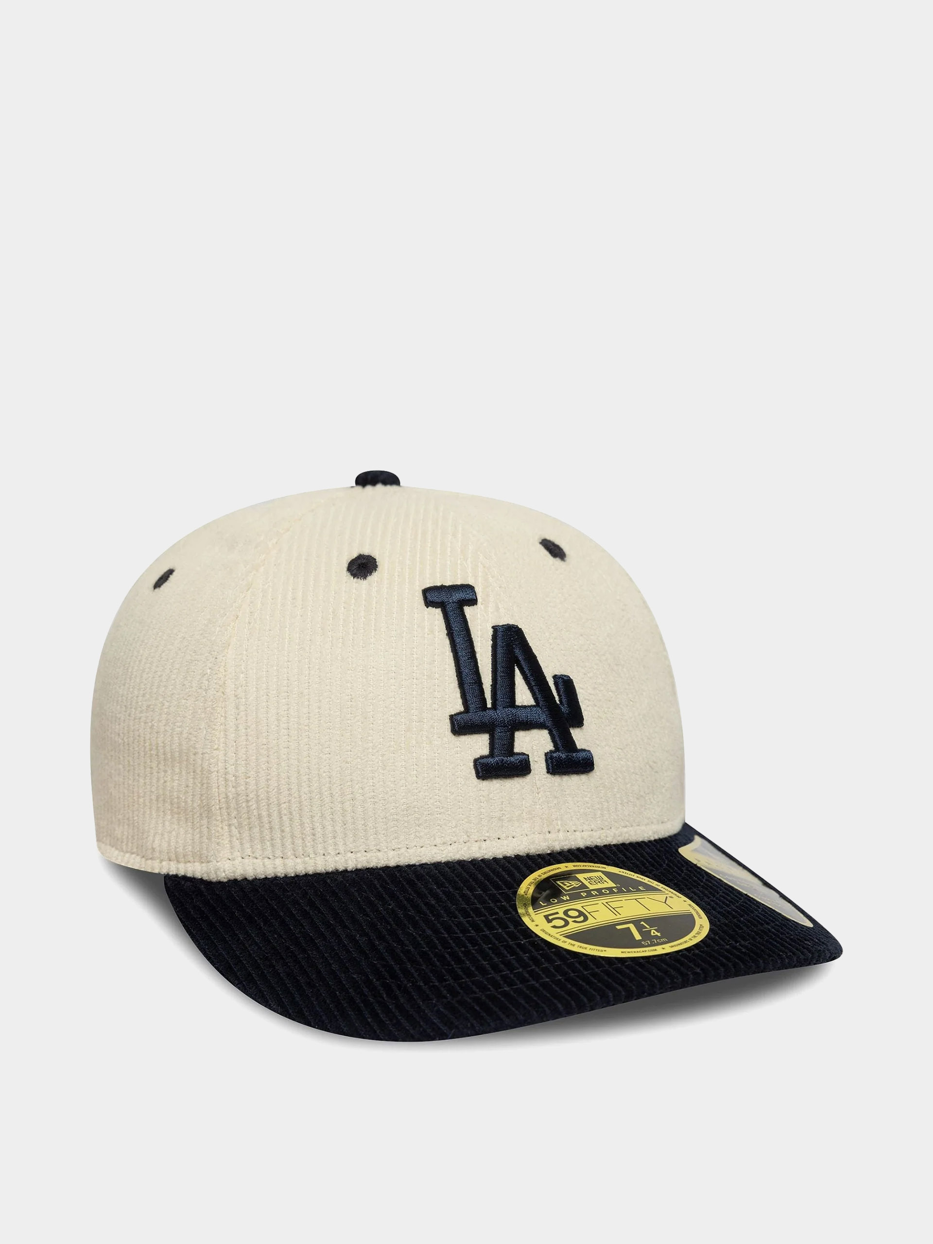 Baseball sapka New Era Mlb Cord 59Fifty Lp Los Angeles Dodgers (light cream/navy)