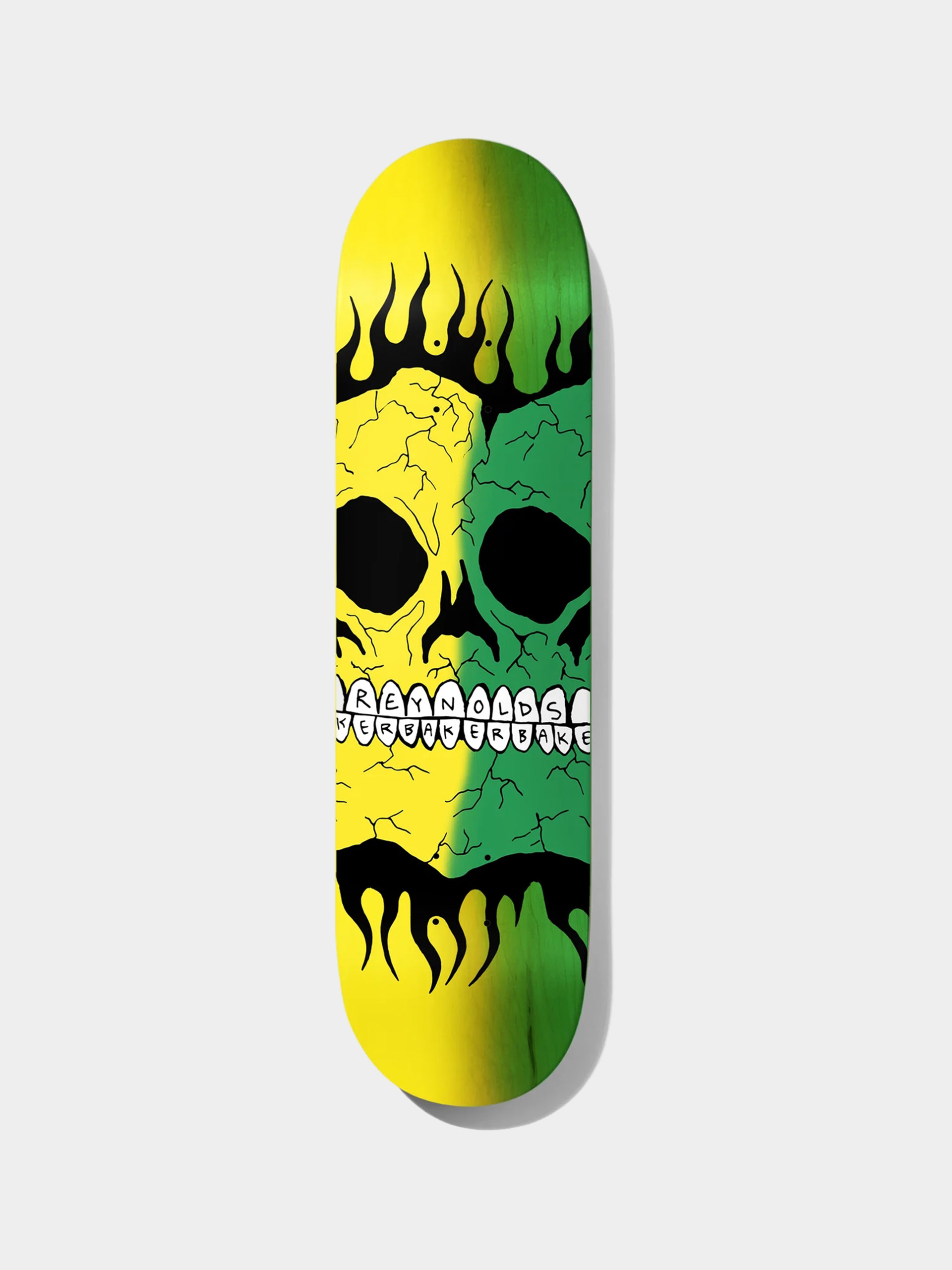 Gu00f6rdeszka lap Baker Rasta Skull (yellow/green)
