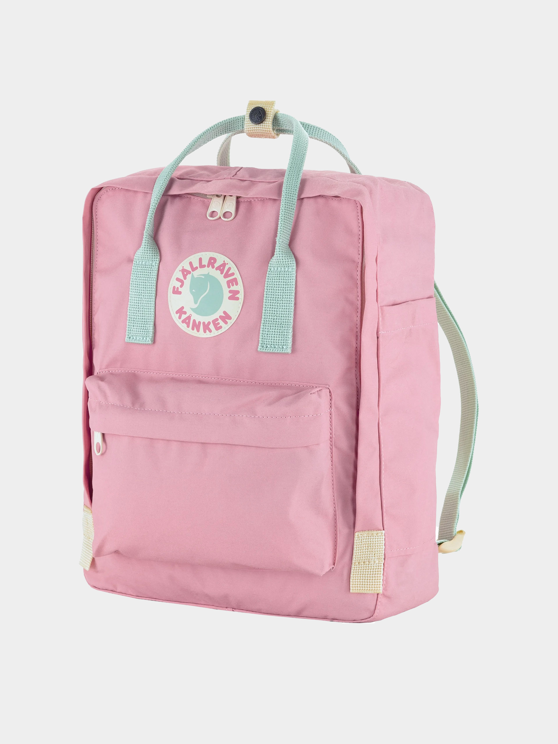 Hátizsák Fjallraven Kanken Koncept (pink/mint green)