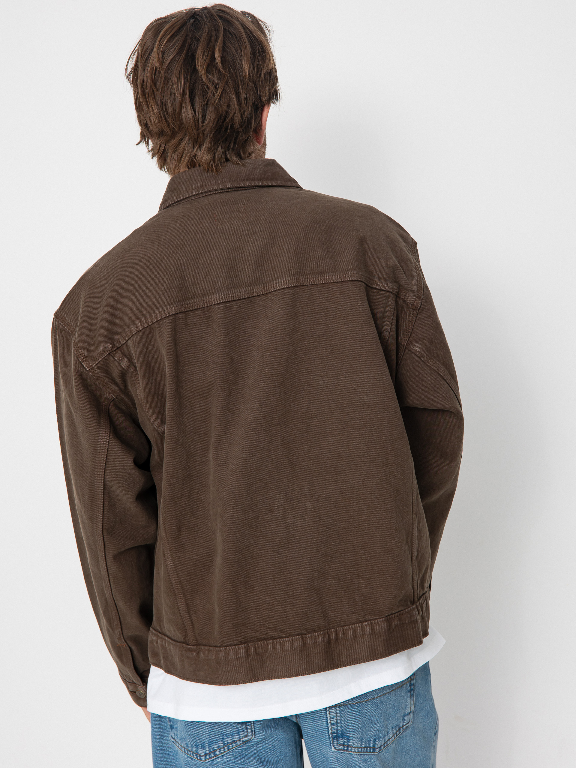 Vans Skate Garage Denim Dzseki (coal brown)