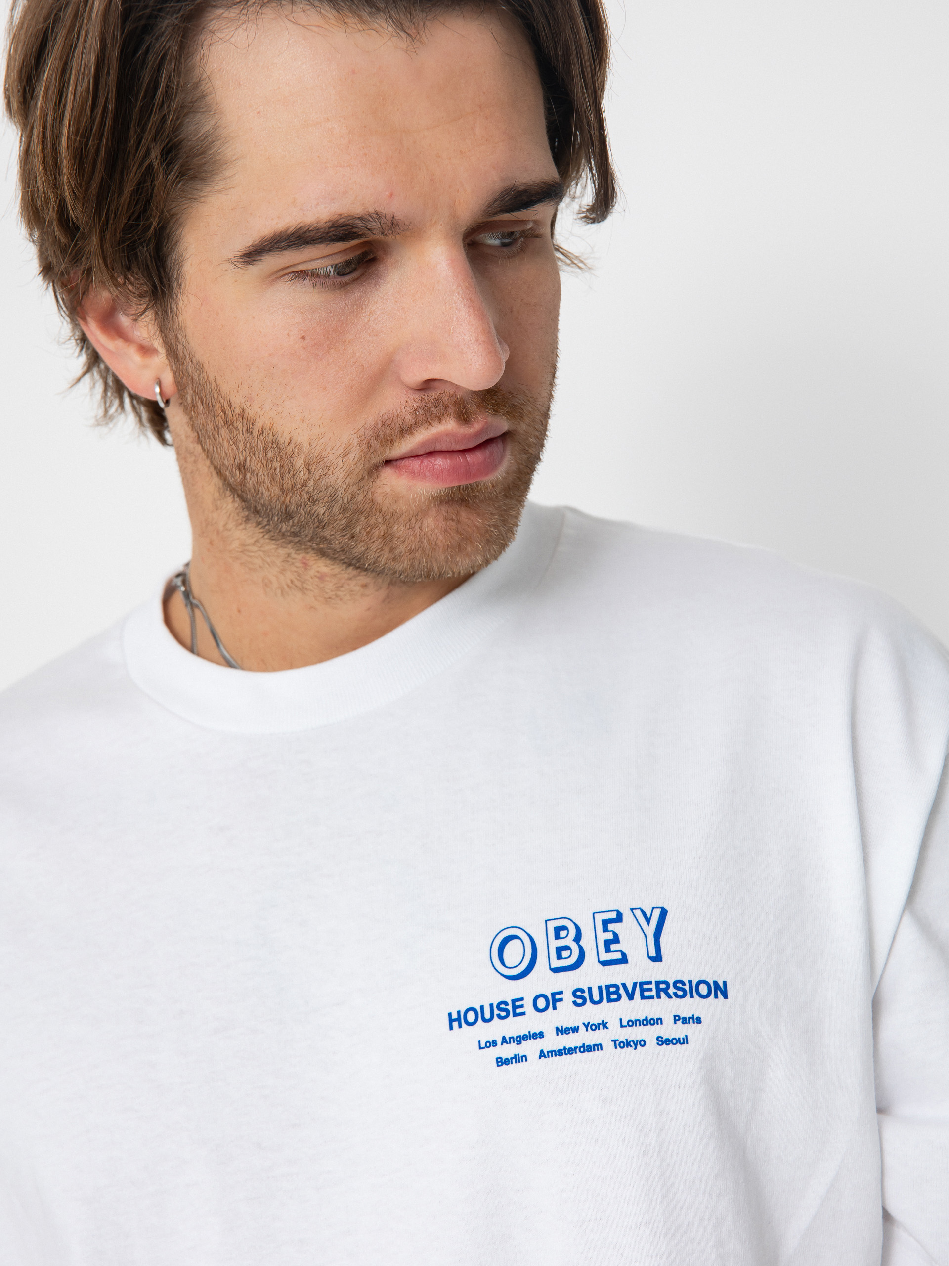OBEY Obey House Of Subversion Póló (white)
