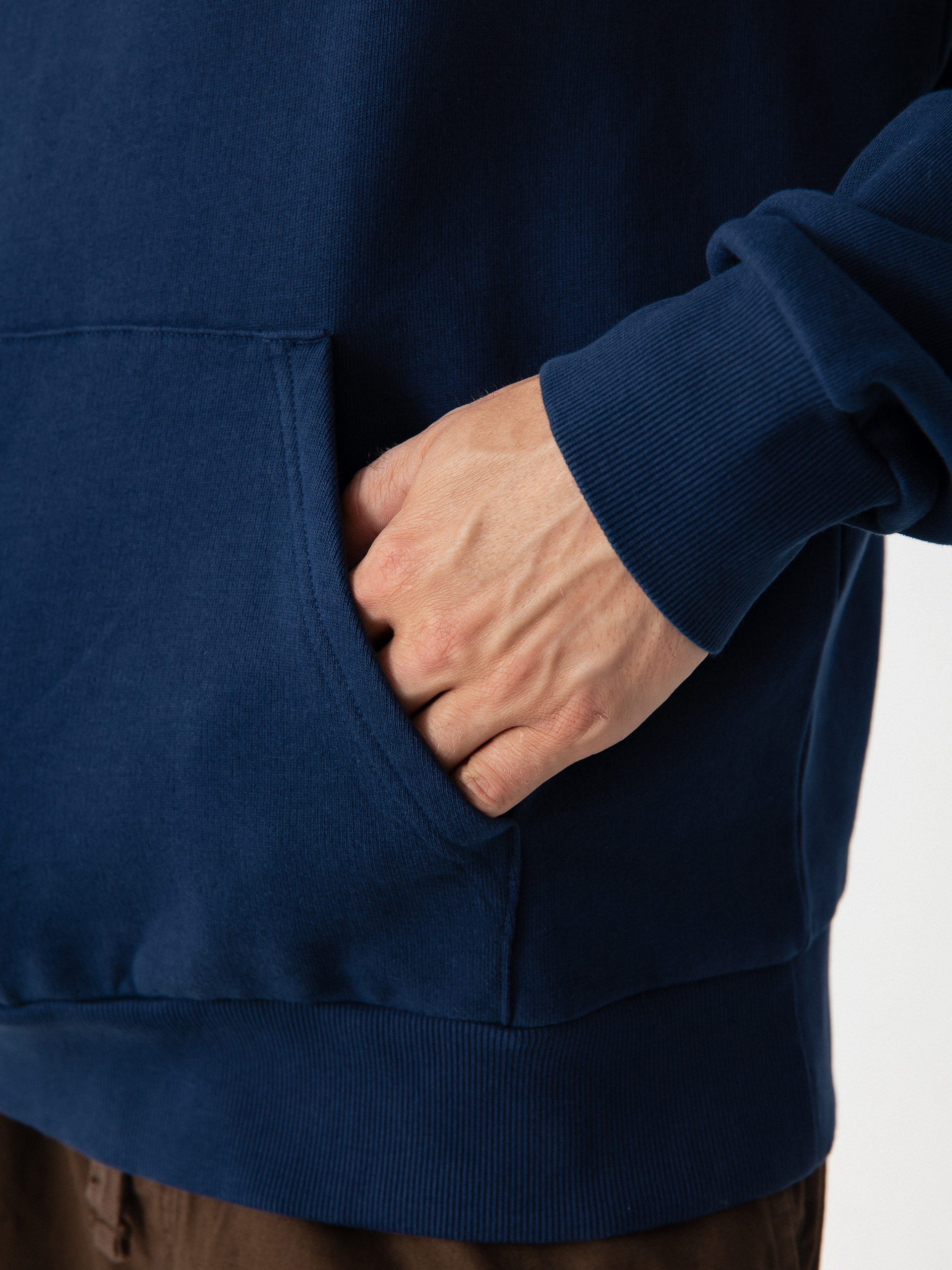 Carhartt WIP Script Embroidery HD Kapucnis pulóver (jupiter/white)