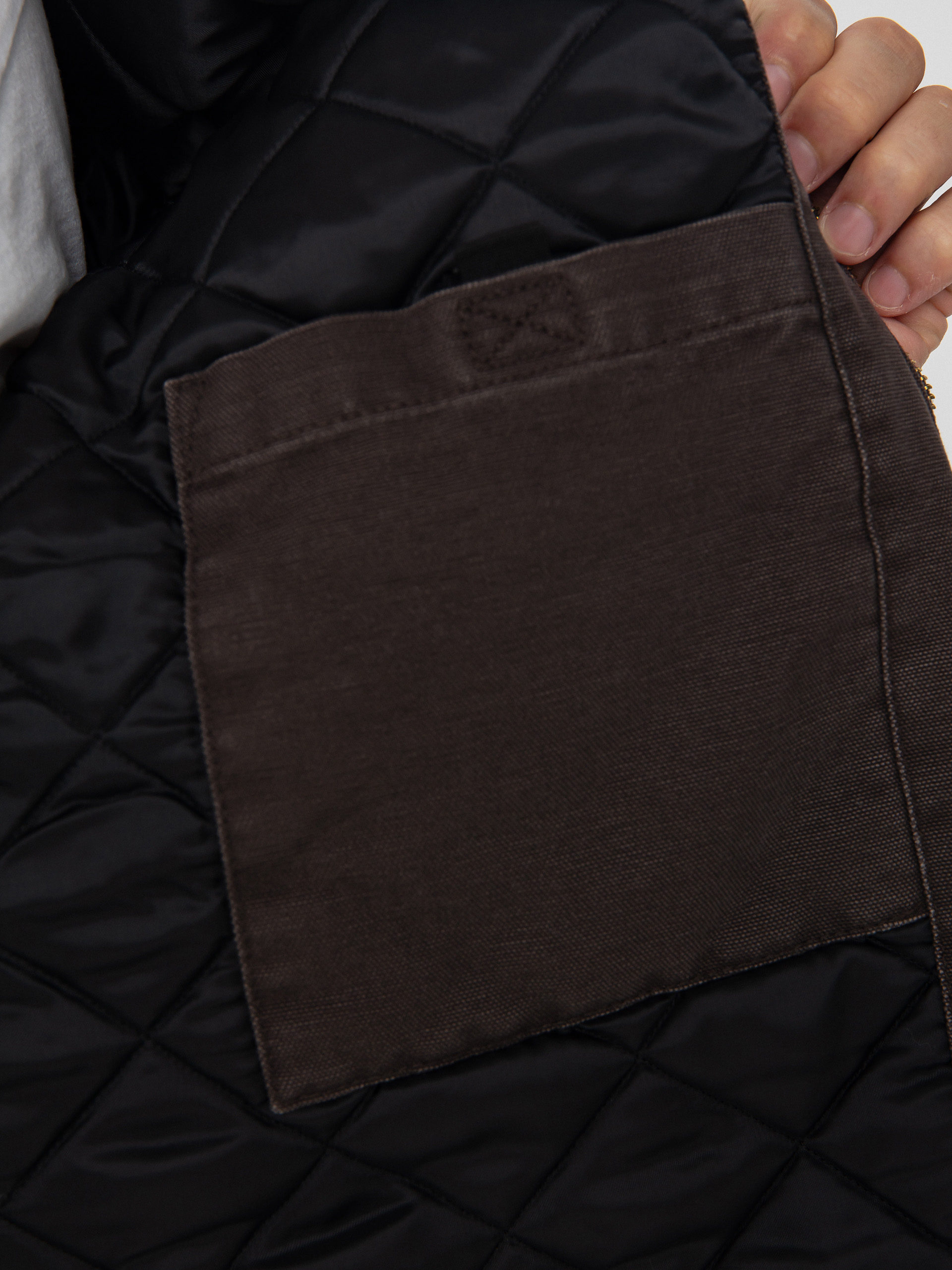 Carhartt WIP OG Detroit Dzseki (tobacco/black/stone canvas)