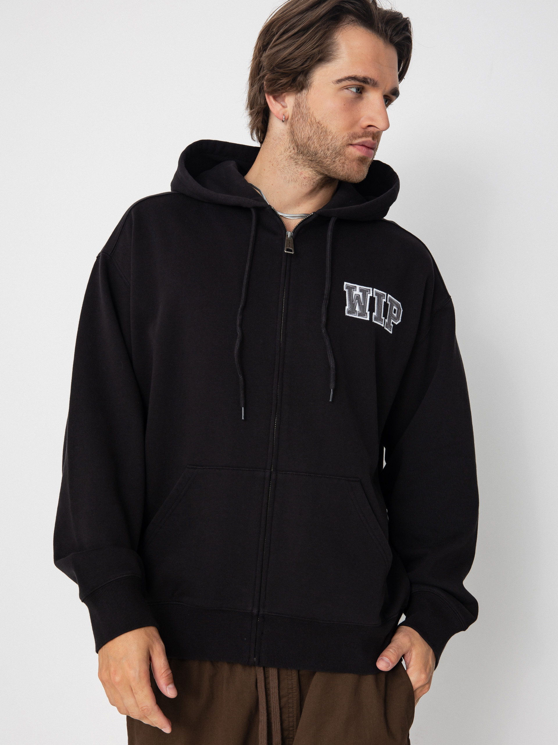 Carhartt WIP Mini Wip ZHD Kapucnis pulóver (black/stone washed)