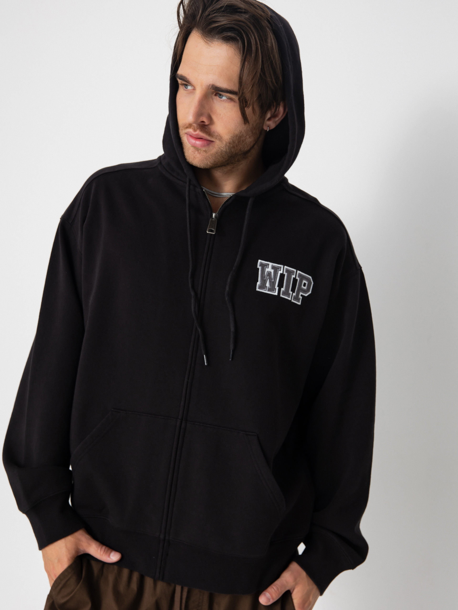 Carhartt WIP Mini Wip ZHD Kapucnis pulóver (black/stone washed)