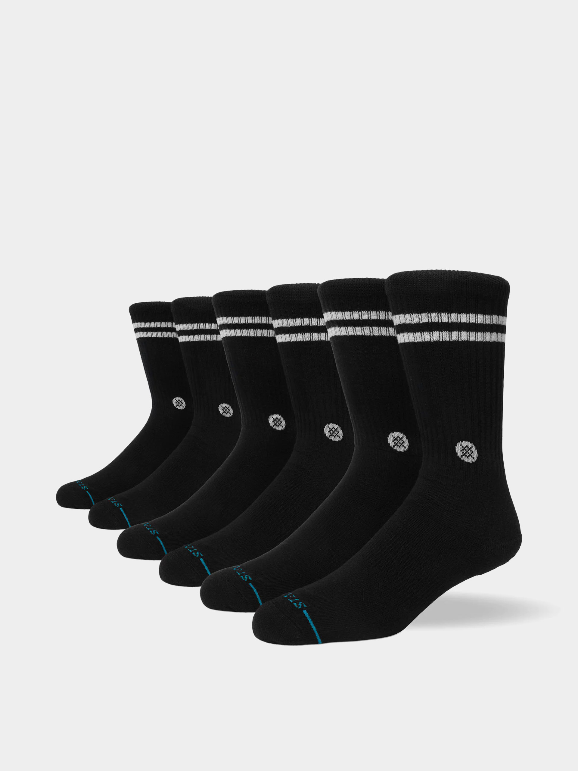 Zokni Stance Core 6 Pack Crew (black)