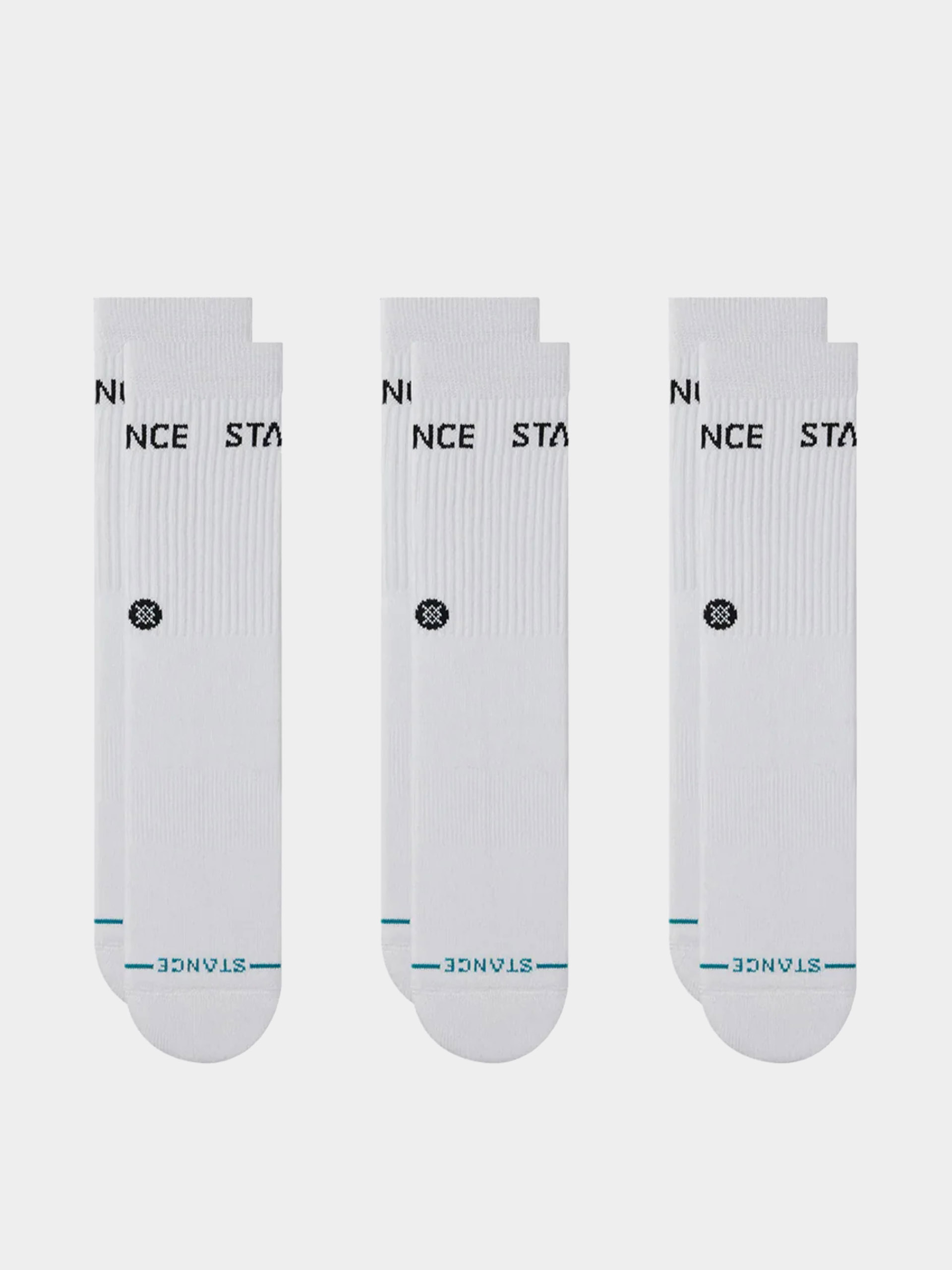 Zokni Stance Origin 3 Pack Crew (white)