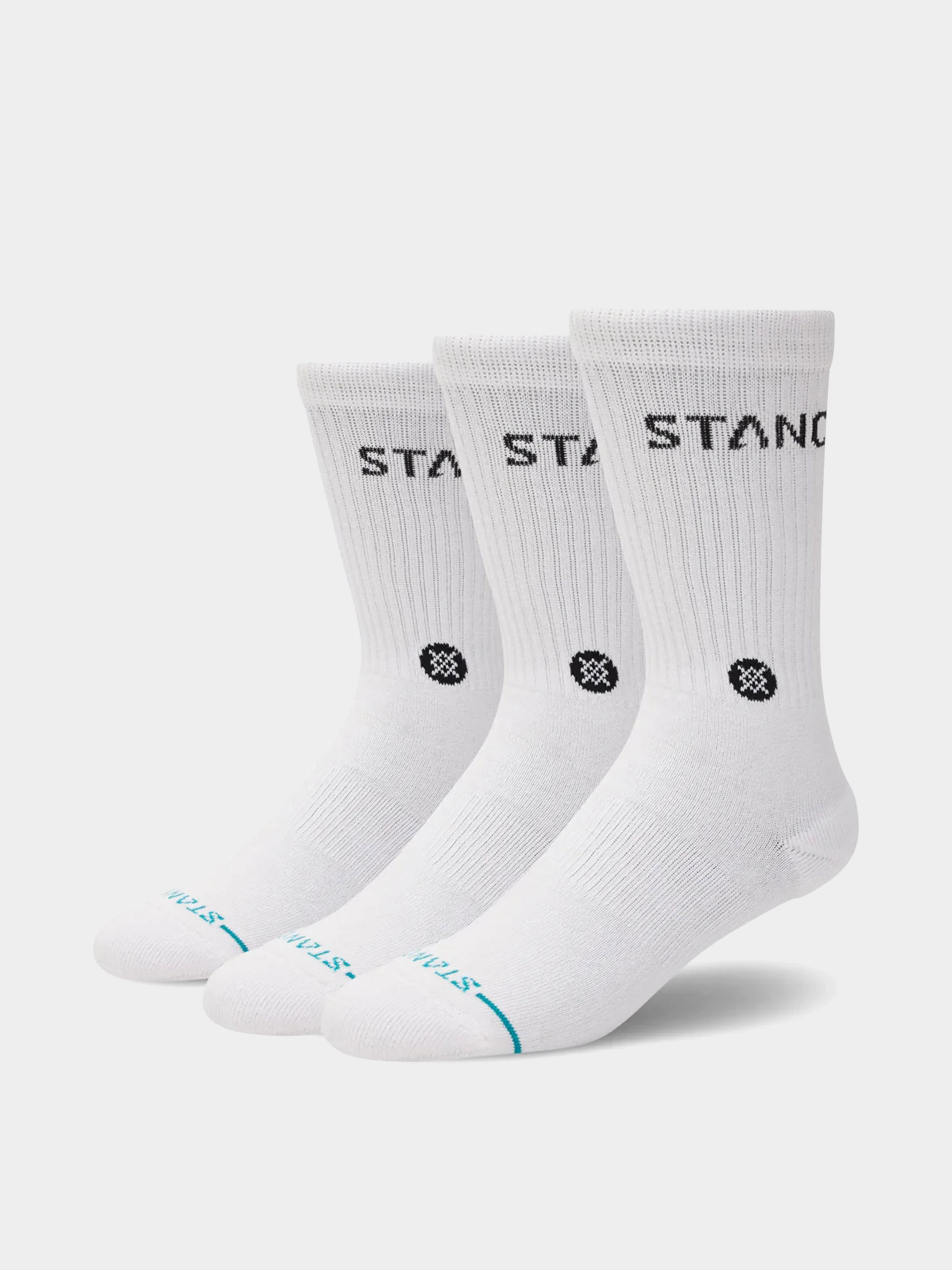 Zokni Stance Origin 3 Pack Crew (white)