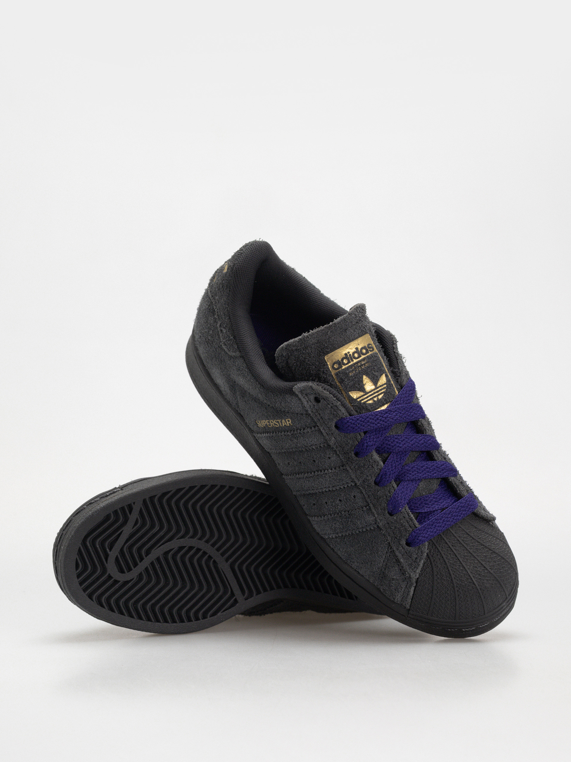 adidas Superstar Adv Cipők (carbon/carbon/cpurpl)