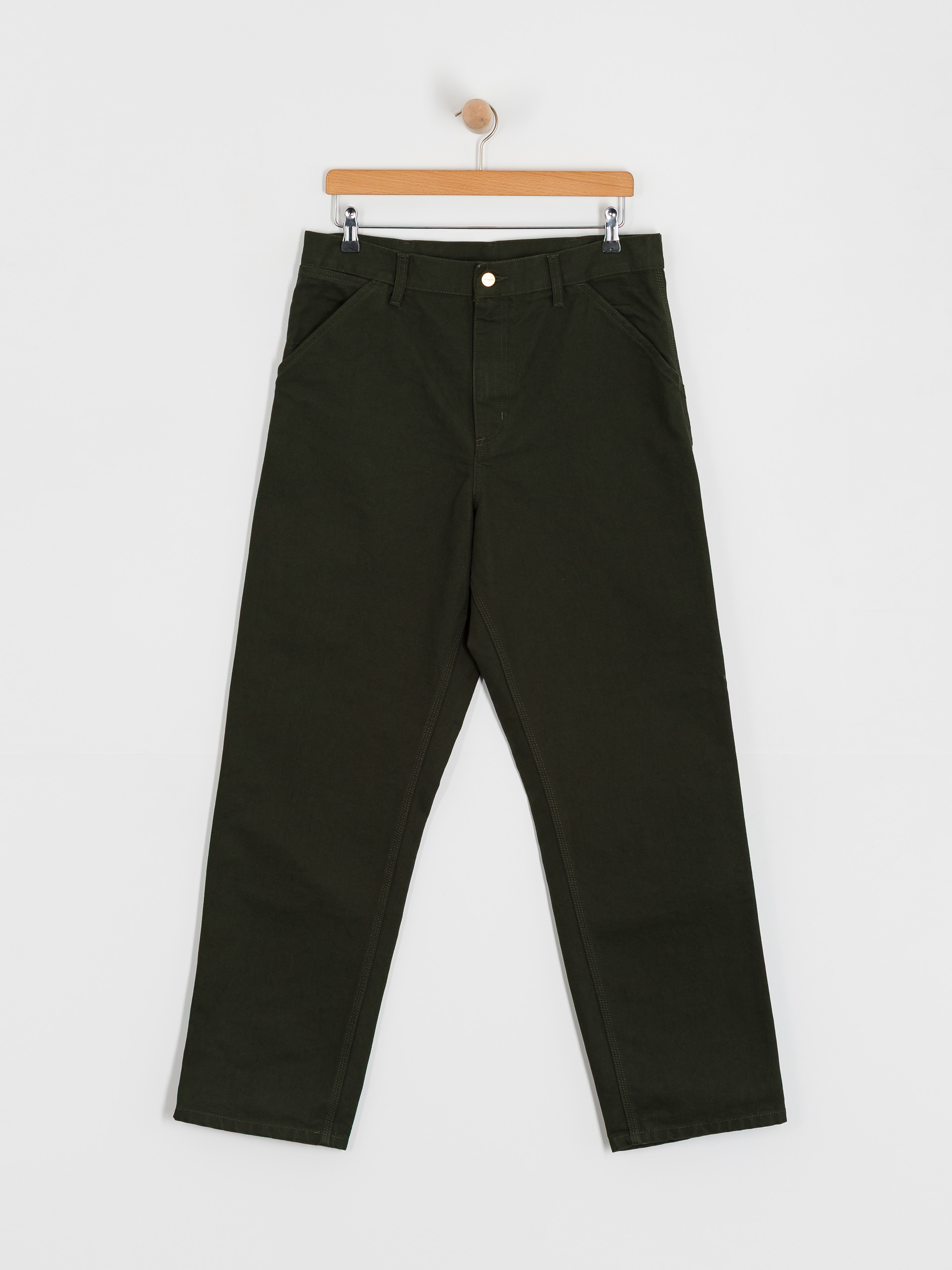 Carhartt WIP Single Knee Kisnadrág (olive/rinsed)