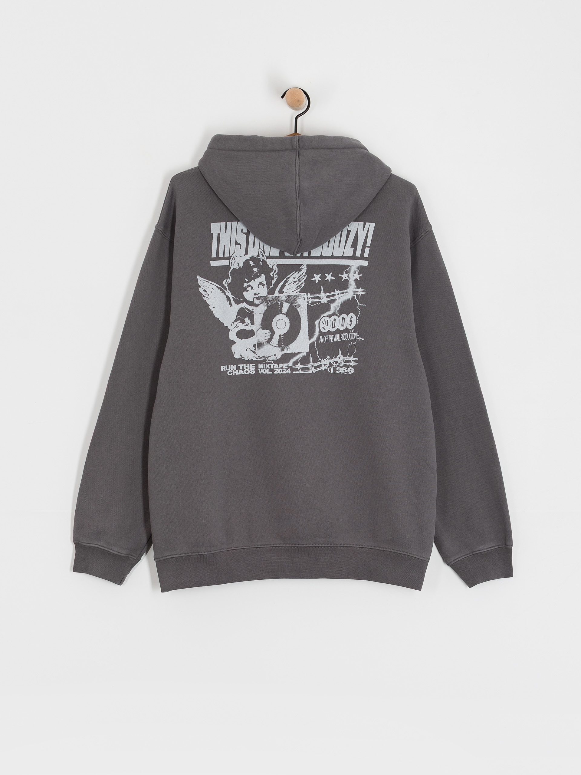 Vans Earthbound Loose HD Kapucnis pulóver (mountain essentials asphalt)