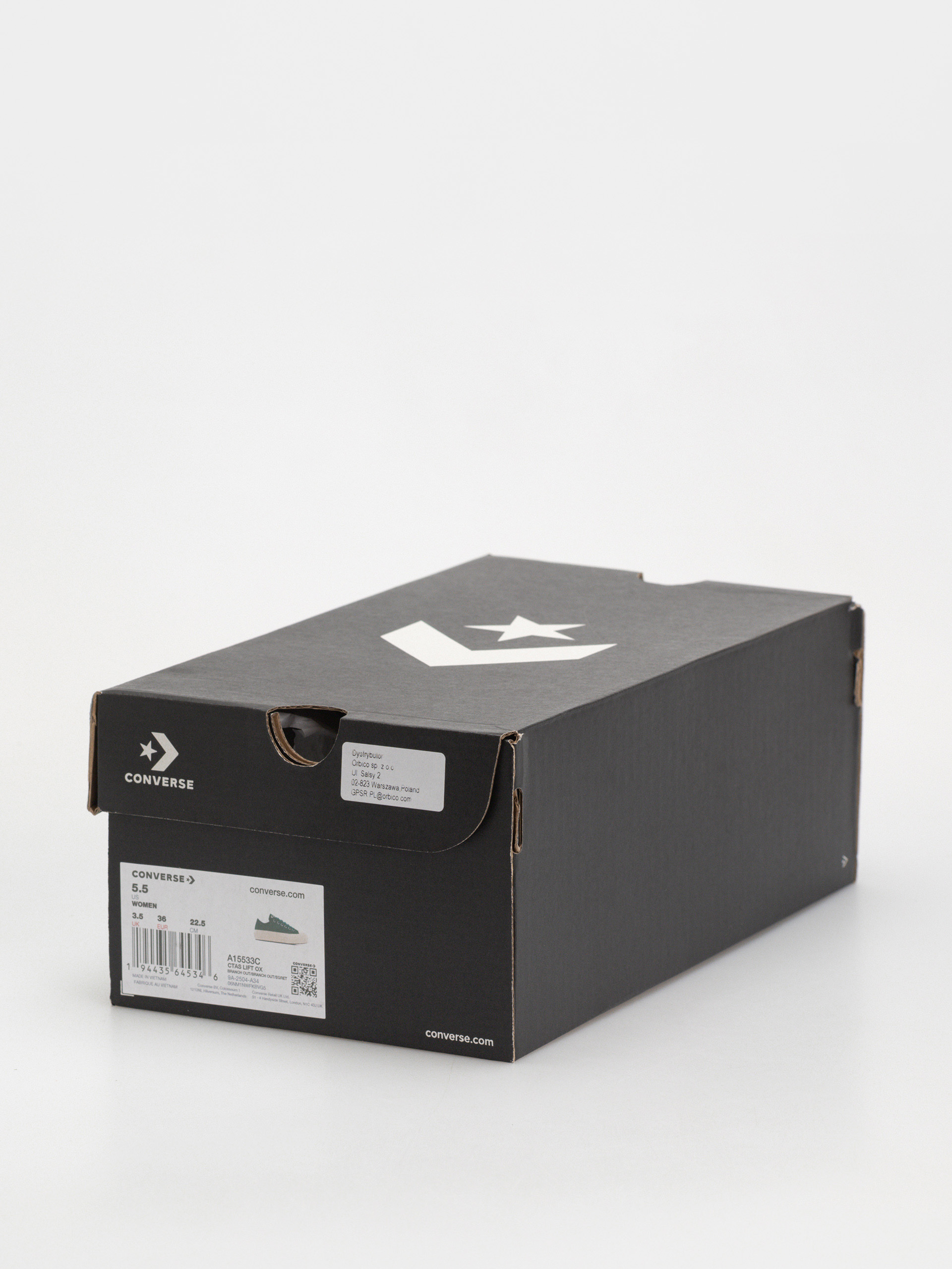 Converse Chuck Taylor All Star Lift Wmn Tornacipők (hunter green/black)