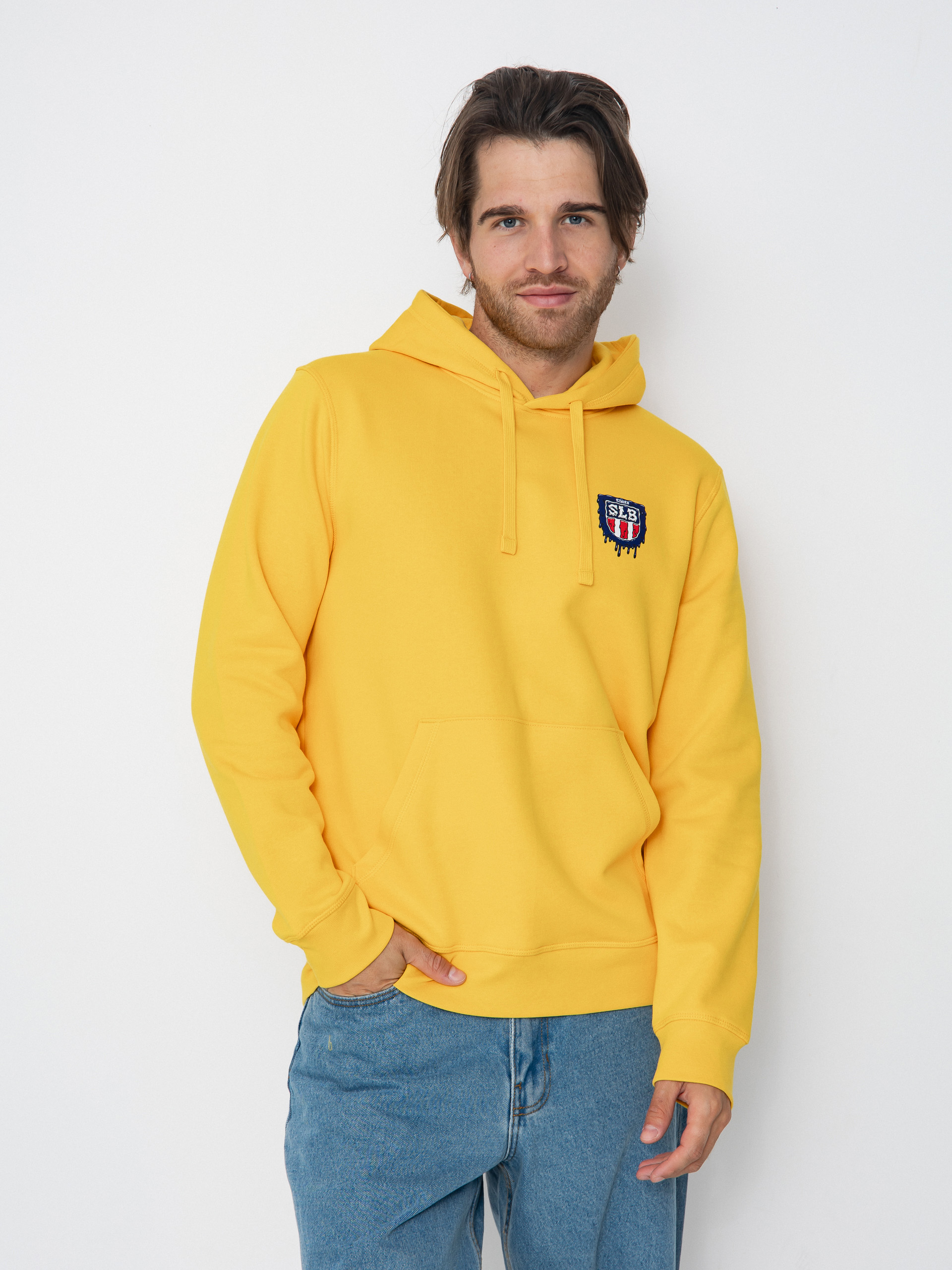 Kapucnis pulóver Etnies Slb X Etnies Jp HD (gold)