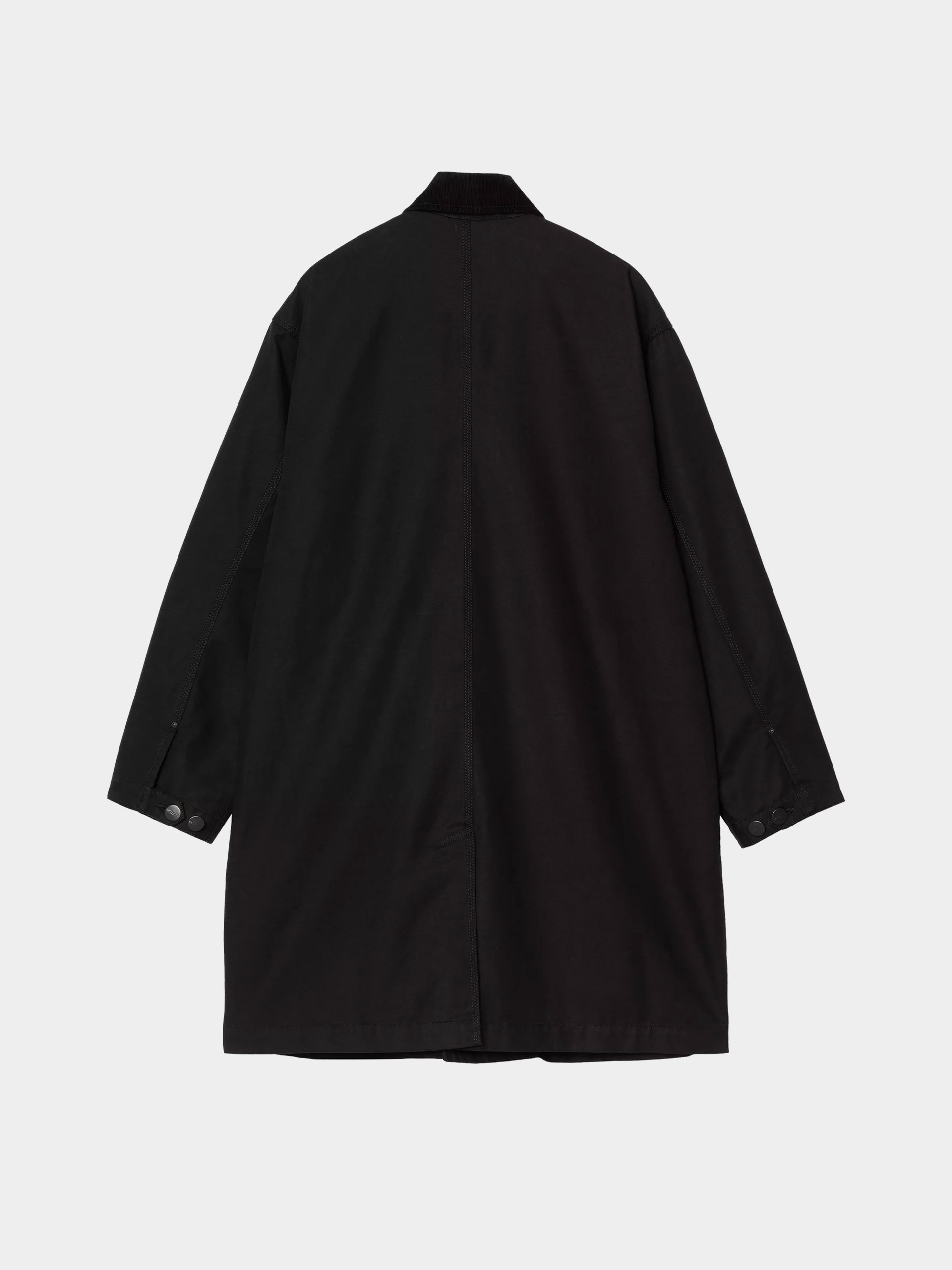 Kabát Carhartt WIP Webster Coat (black/black/rinsed)