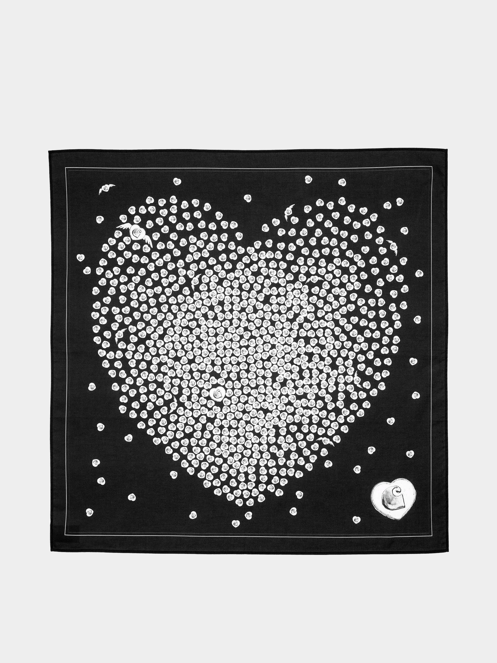 Bandana Carhartt WIP Heart to Hartt (black)