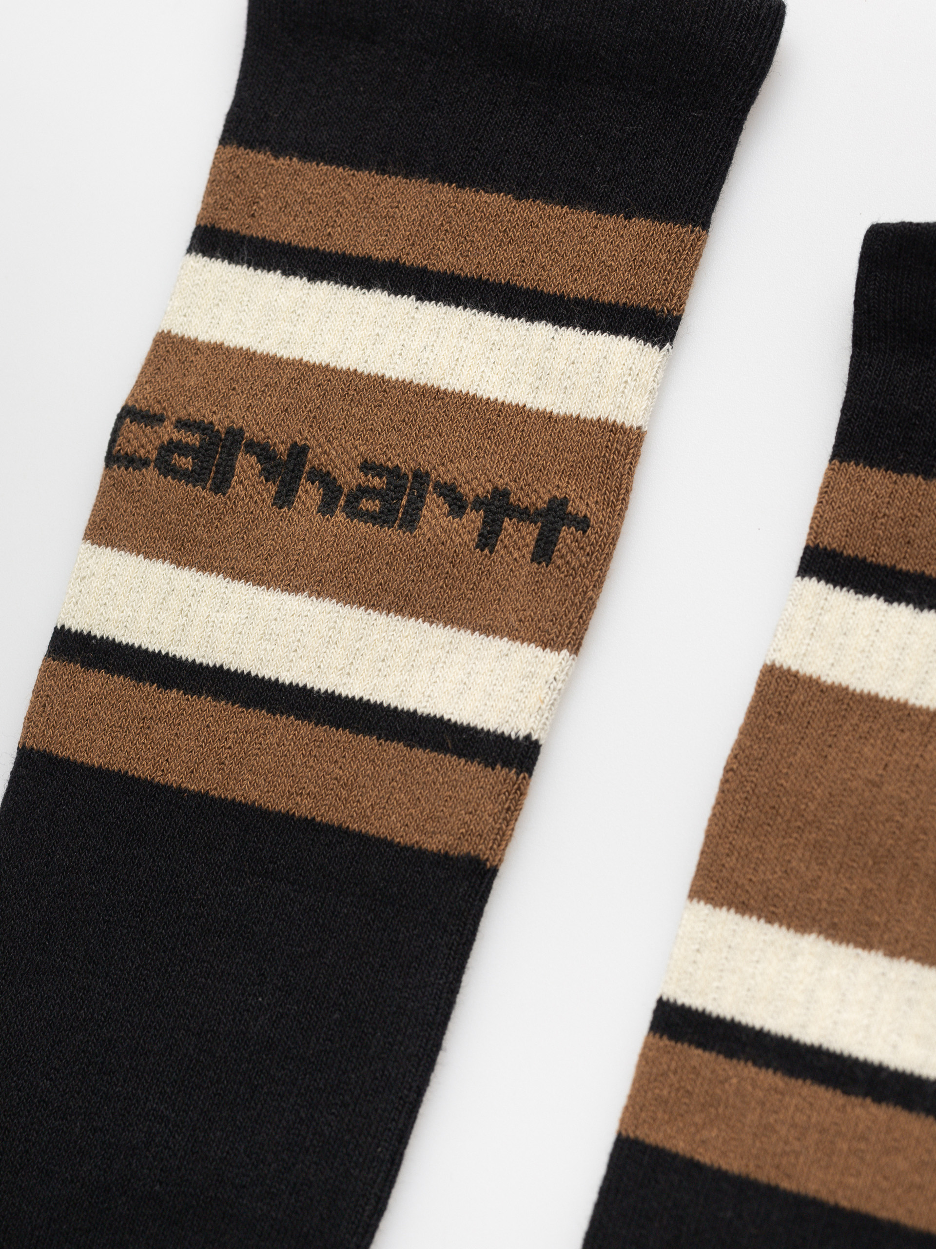 Carhartt WIP Connors Zokni (black/hamilton brown/salt)