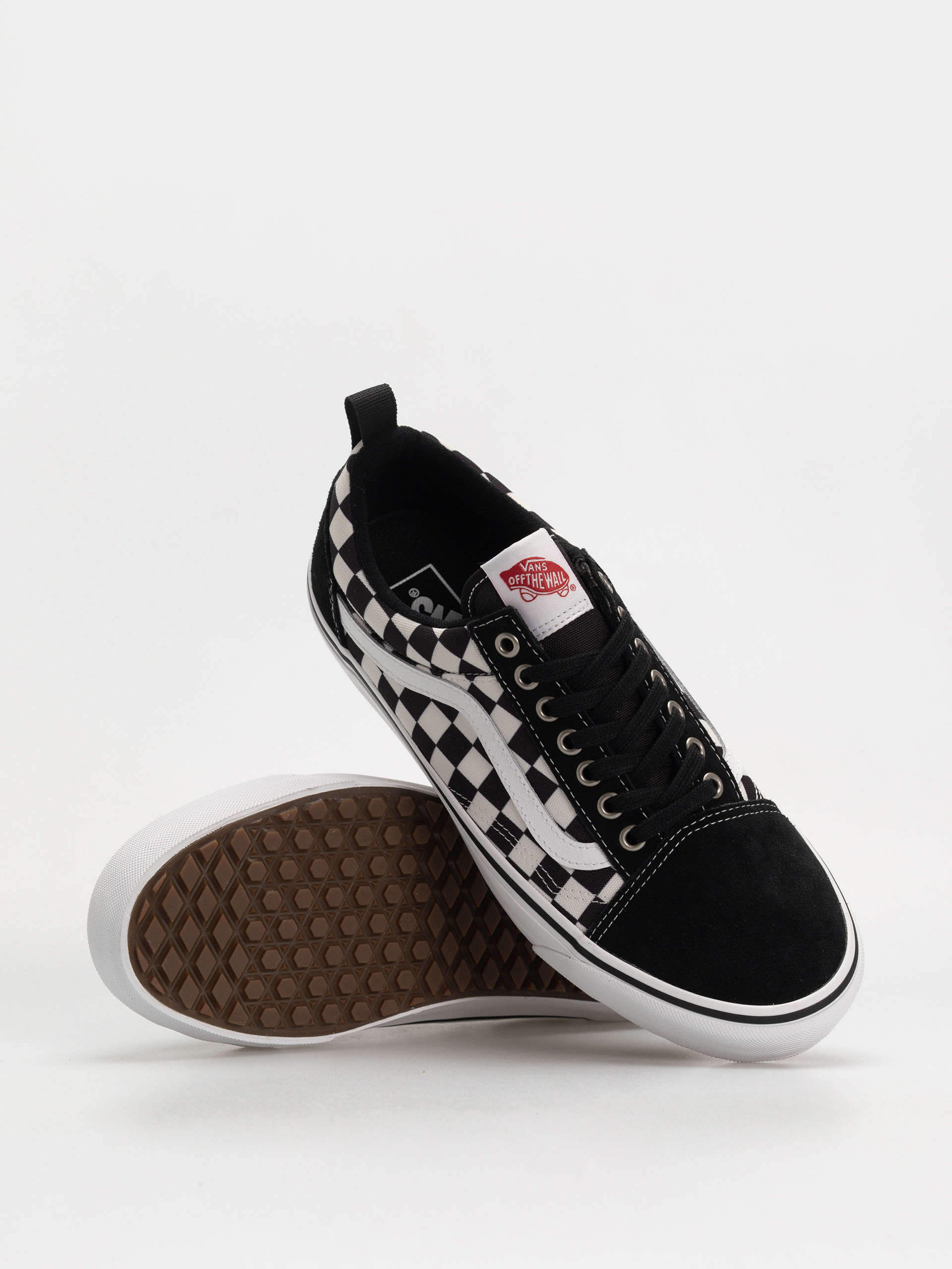 Vans Mte Old Skool Insulated Cipők (black/white checker)