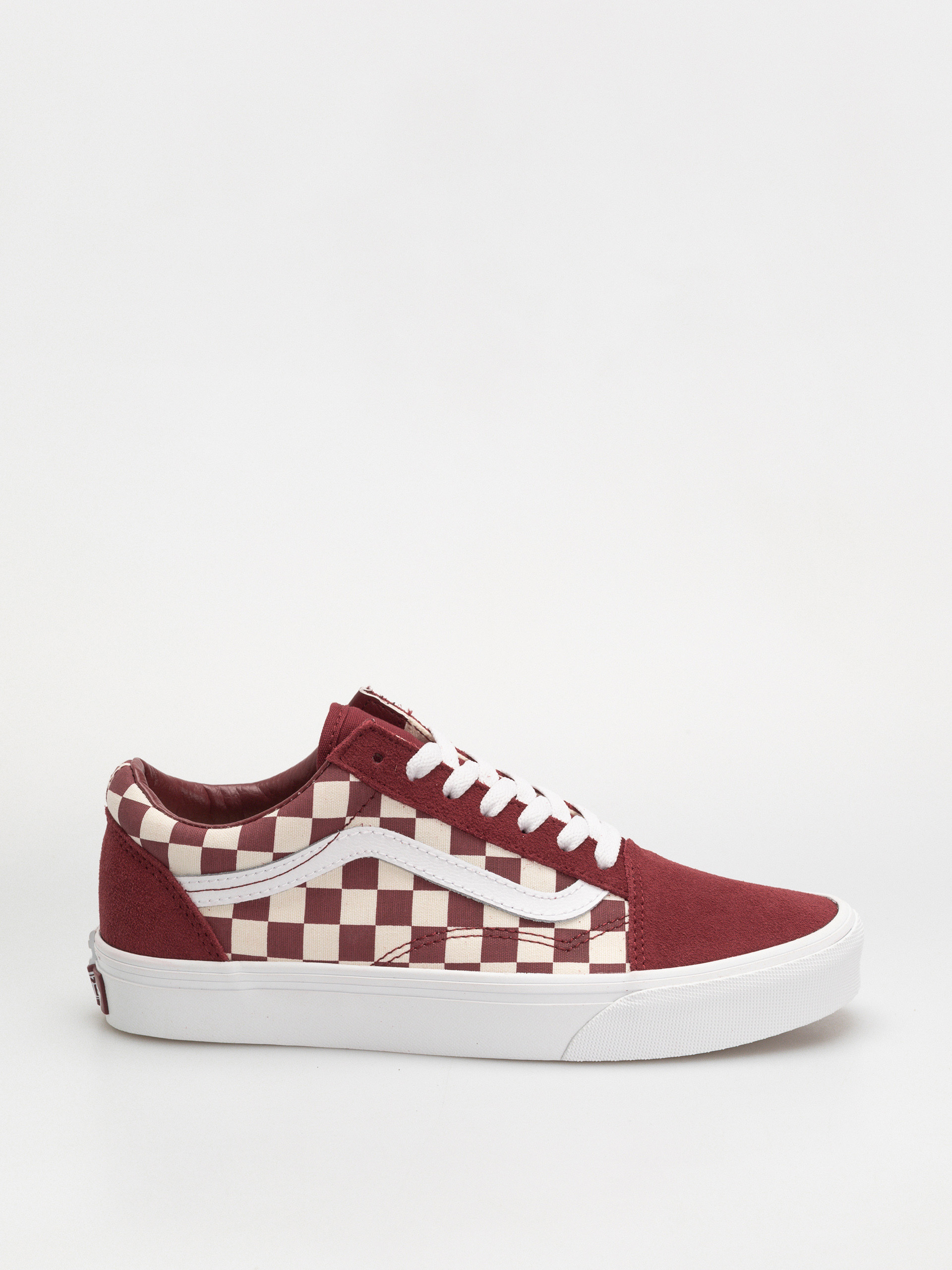 Vans Old Skool Cipők (checkerboard red/white)