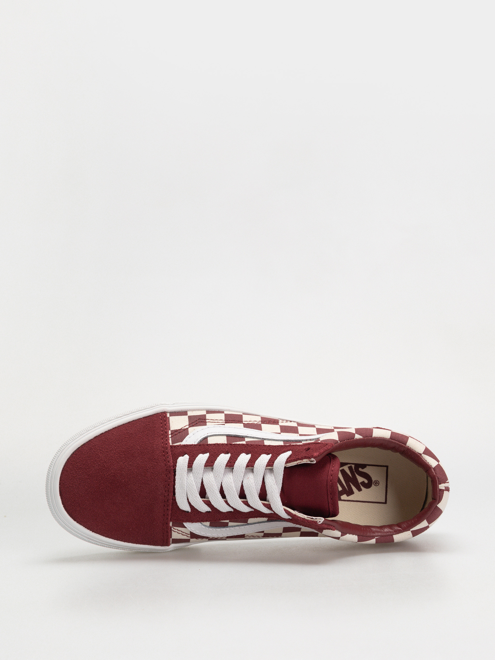 Vans Old Skool Cipők (checkerboard red/white)