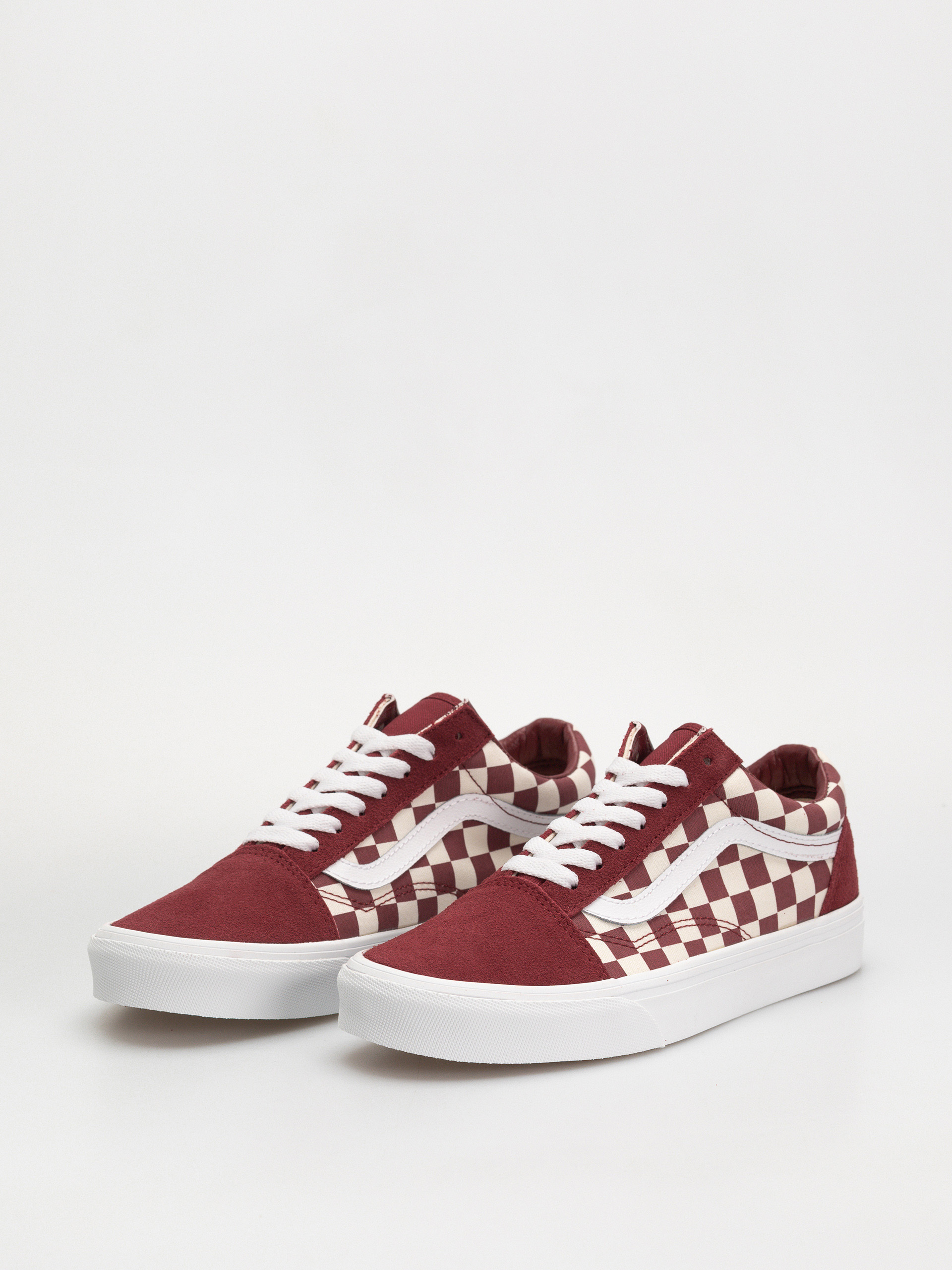 Vans Old Skool Cipők (checkerboard red/white)