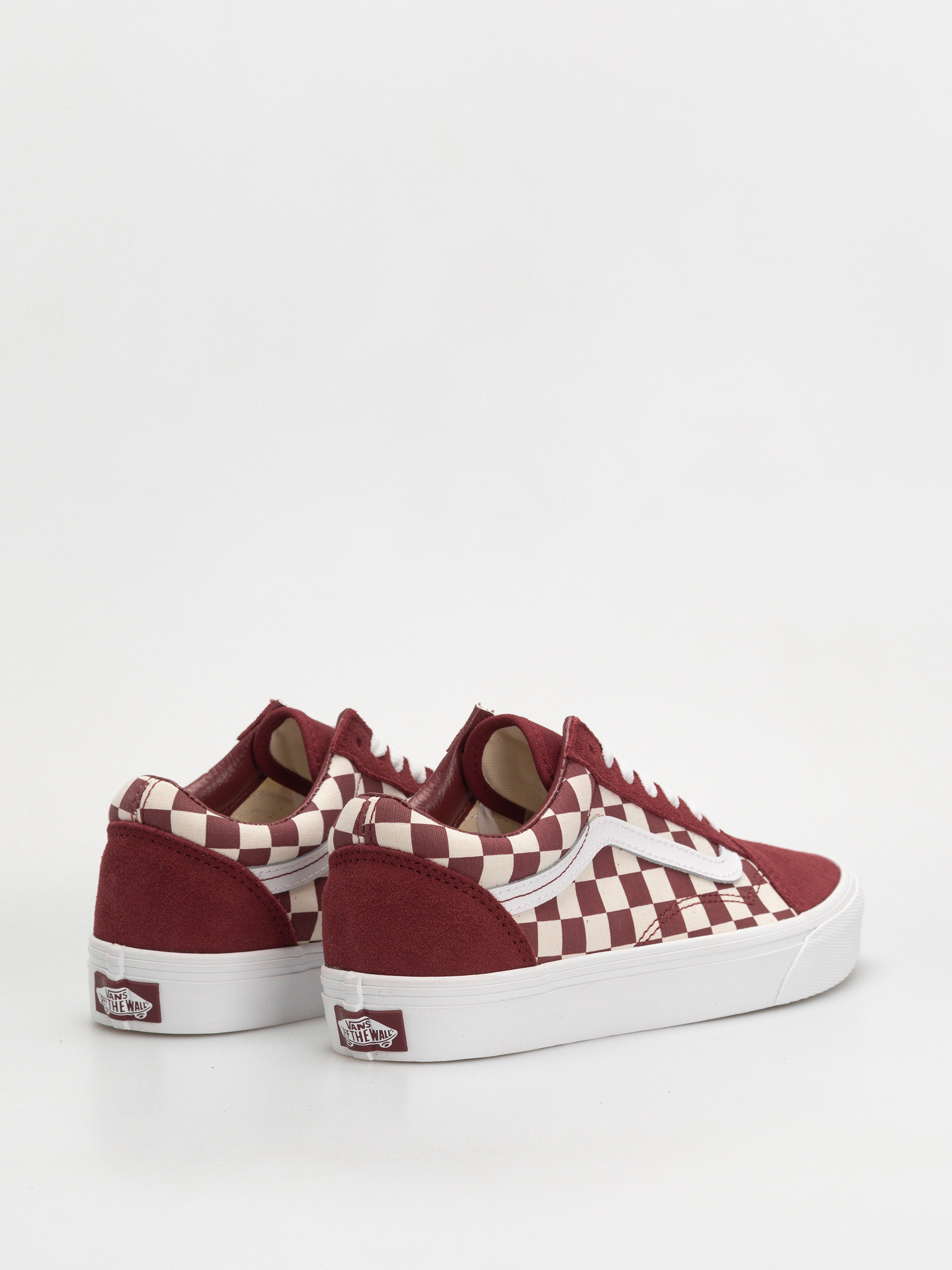 Vans Old Skool Cipők (checkerboard red/white)