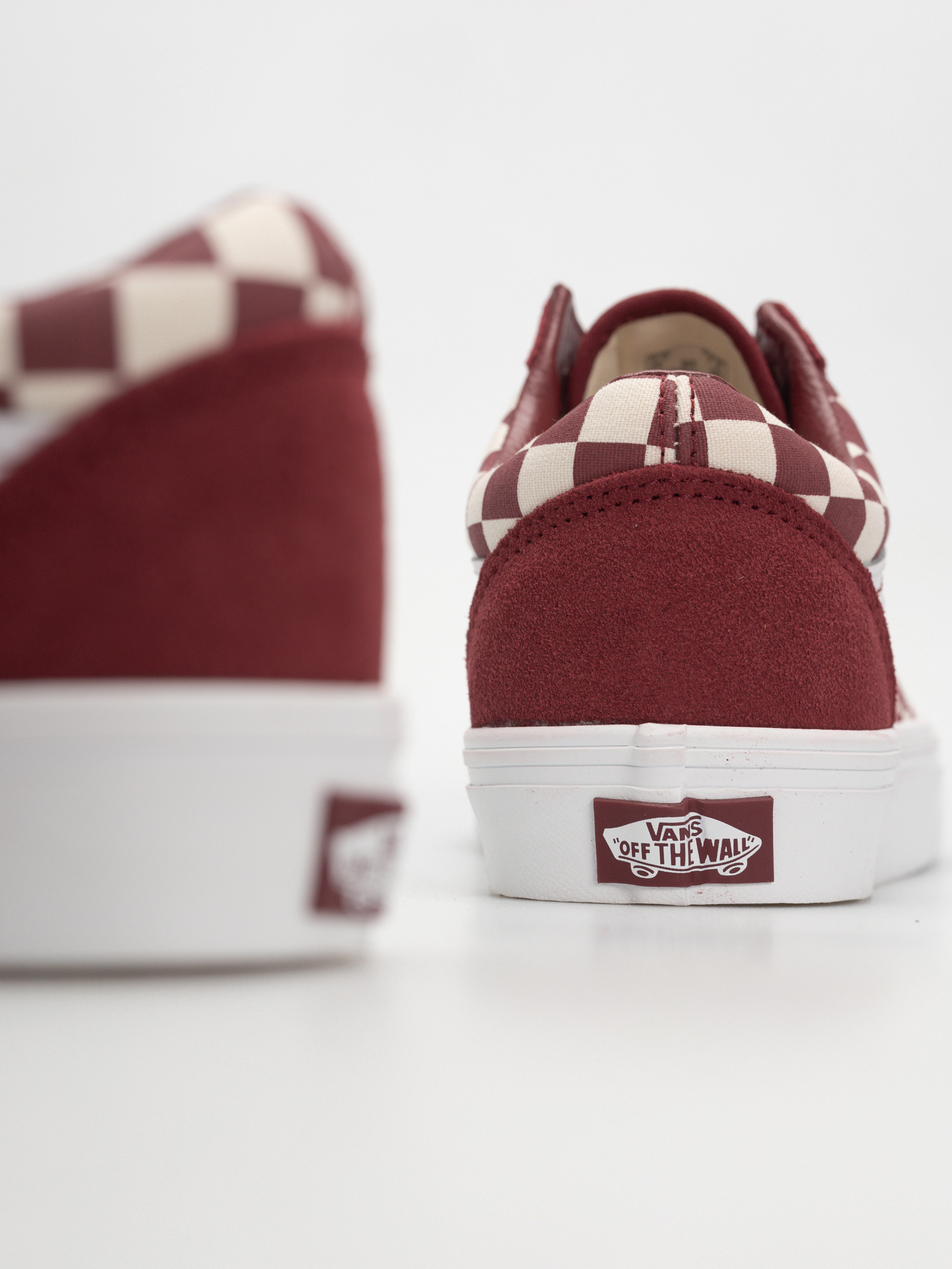 Vans Old Skool Cipők (checkerboard red/white)