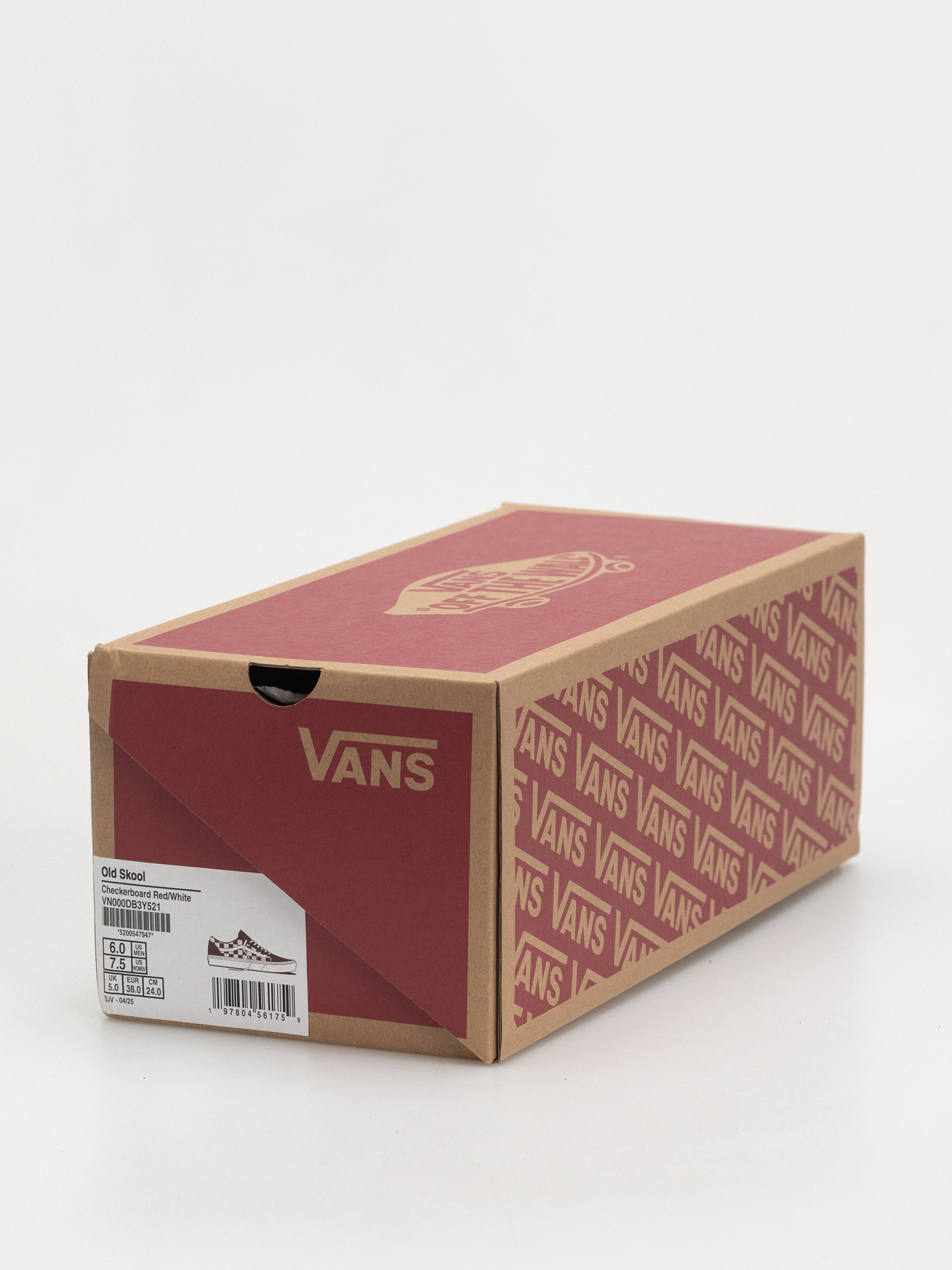 Vans Old Skool Cipők (checkerboard red/white)