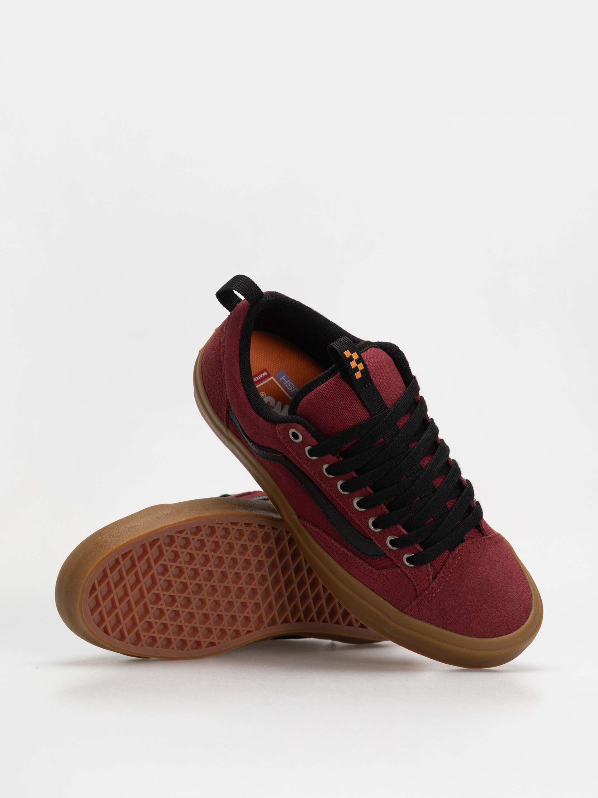 Vans Skate Old Skool 36 + Cipők (gum burgundy)