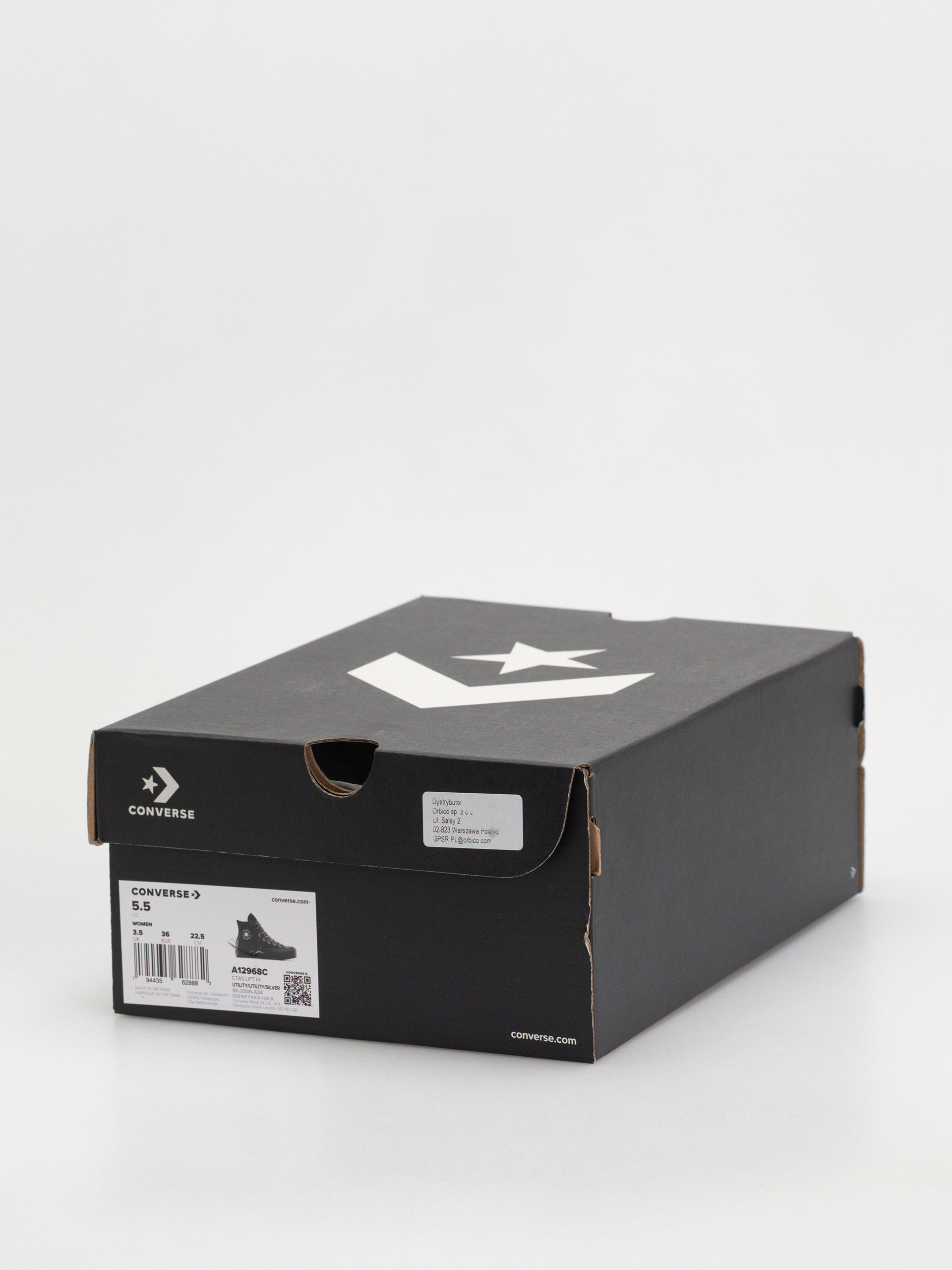 Converse Chuck Taylor All Star Lift Wmn Tornacipők (forest/grey)