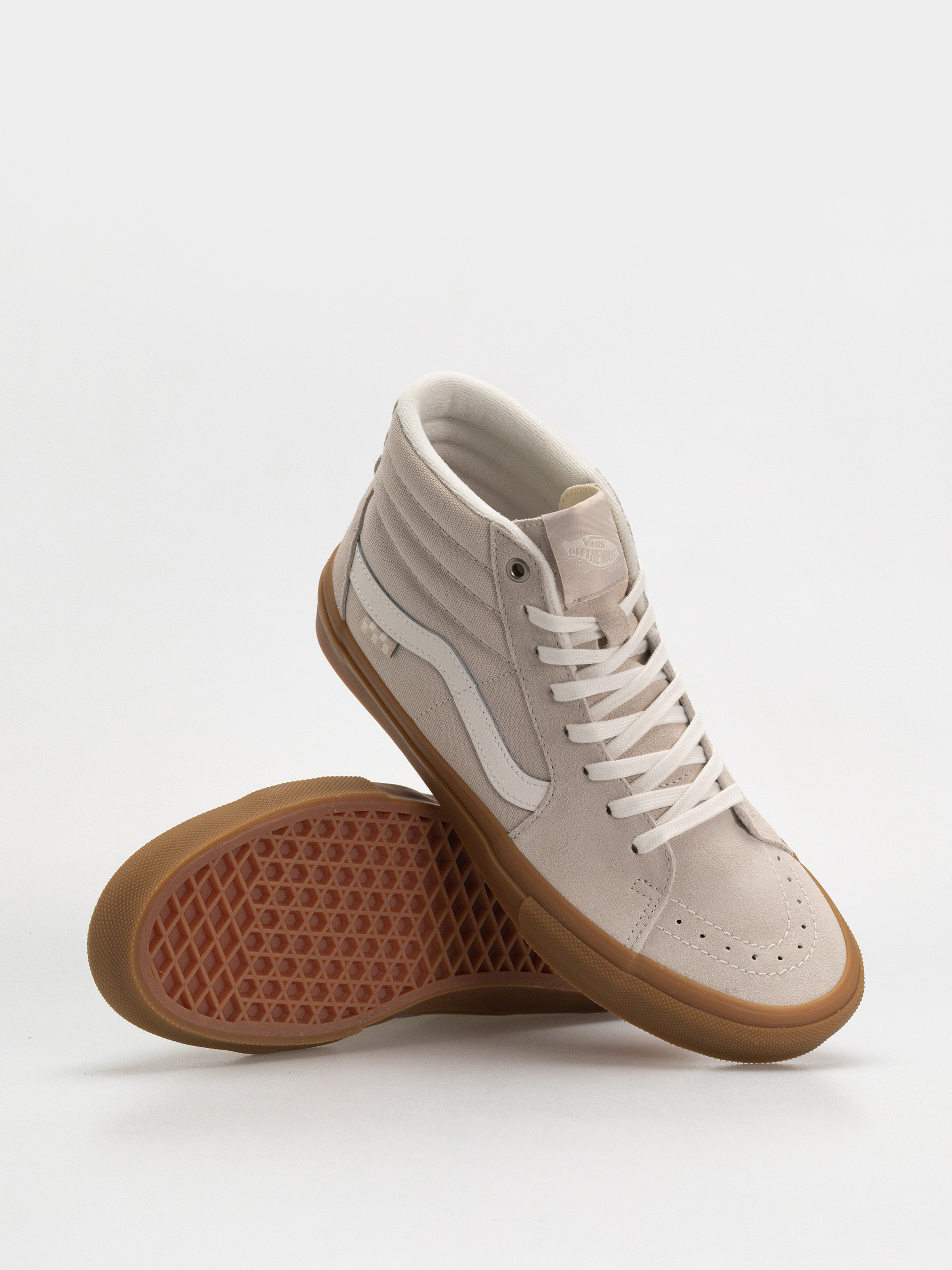 Vans Skate Sk8 Hi Cipők (light gray/gum)