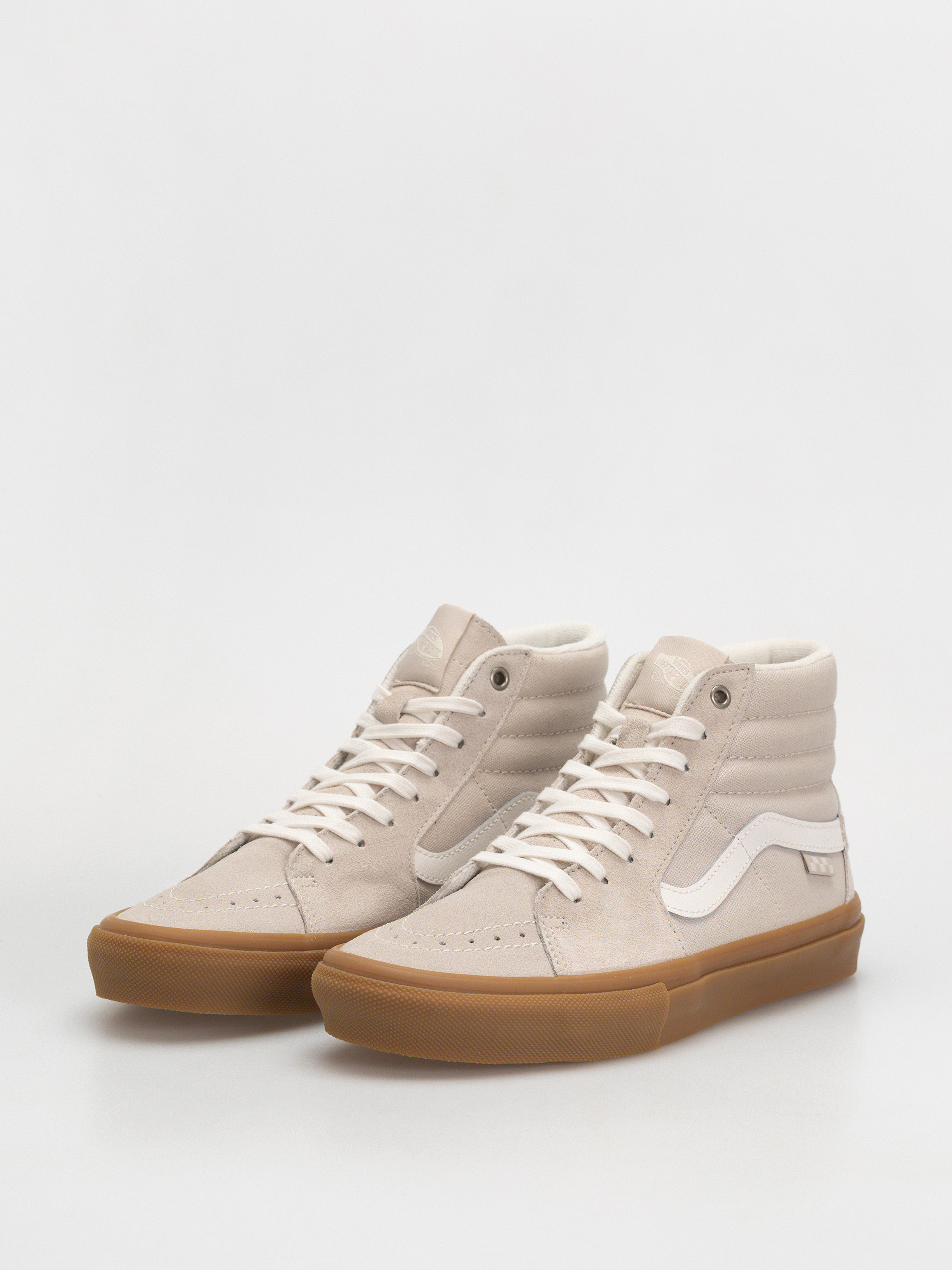 Vans Skate Sk8 Hi Cipők (light gray/gum)