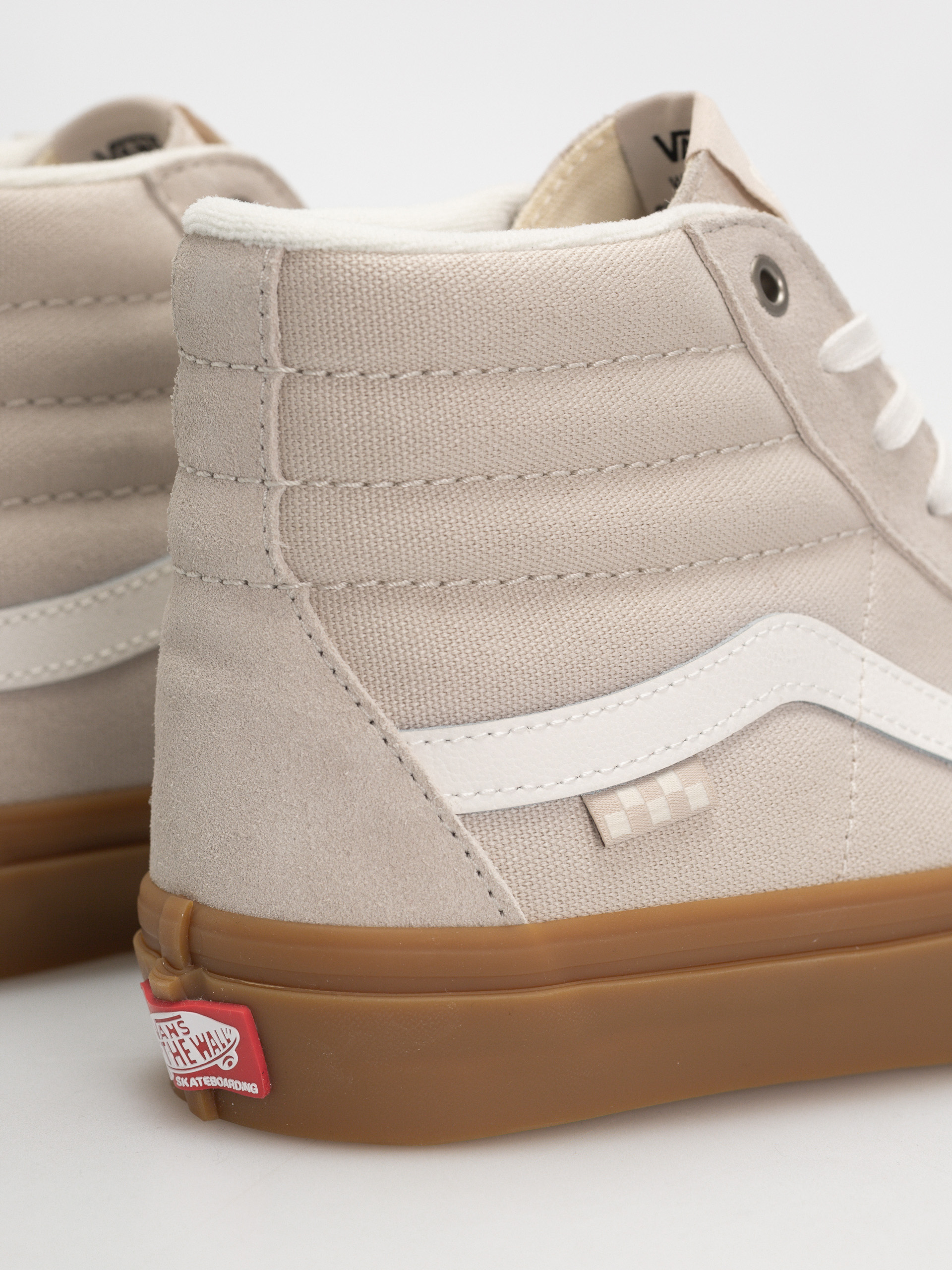 Vans Skate Sk8 Hi Cipők (light gray/gum)