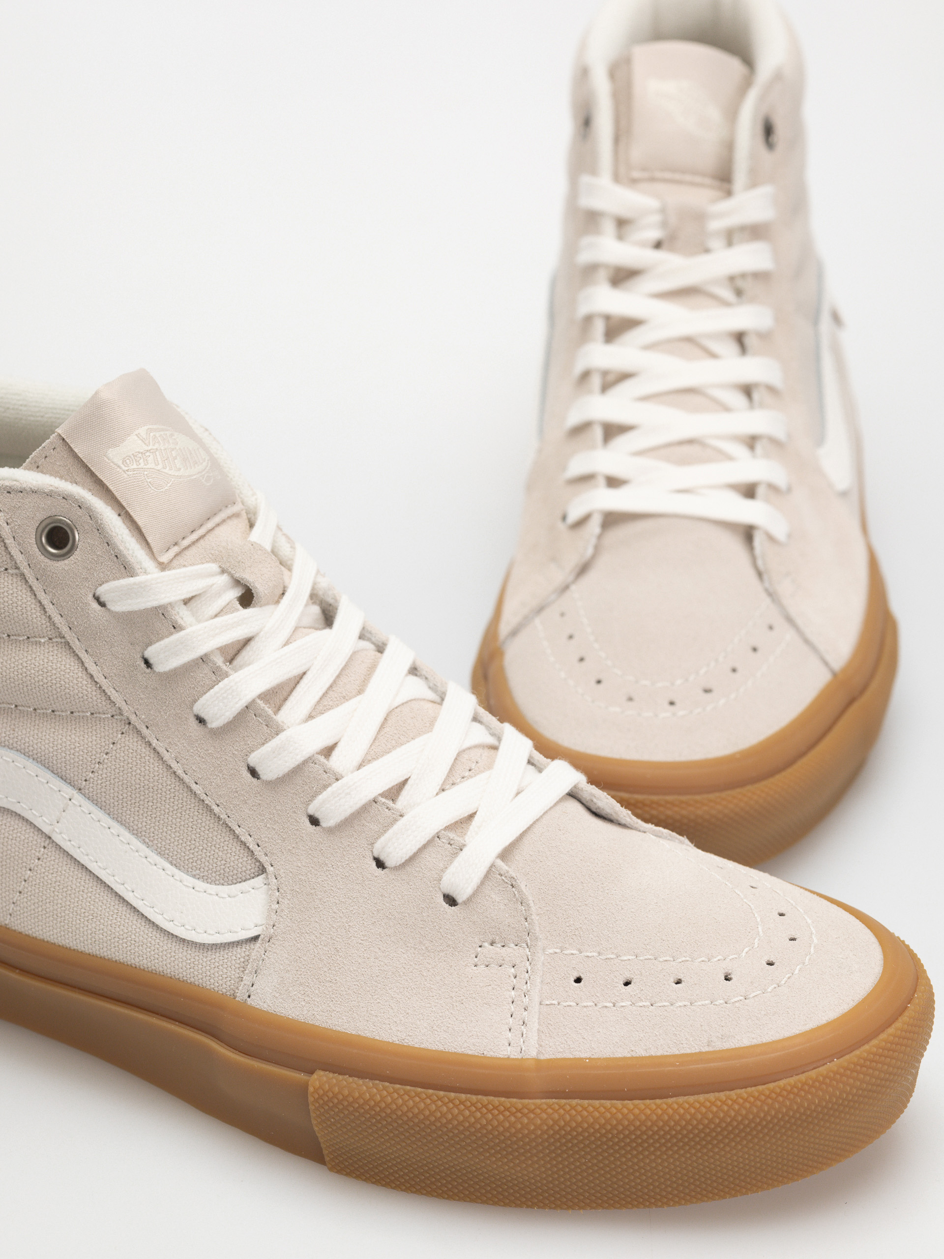 Vans Skate Sk8 Hi Cipők (light gray/gum)