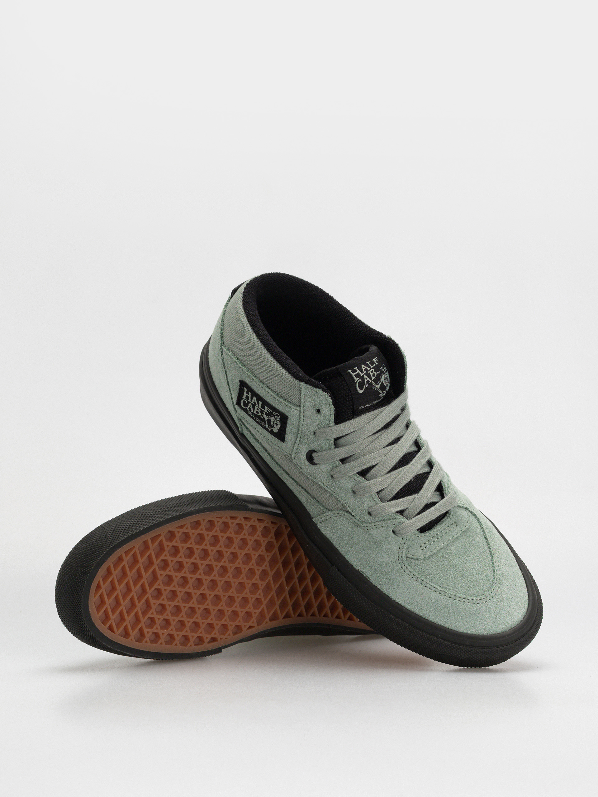 Vans Skate Half Cab Cipők (gray olive)