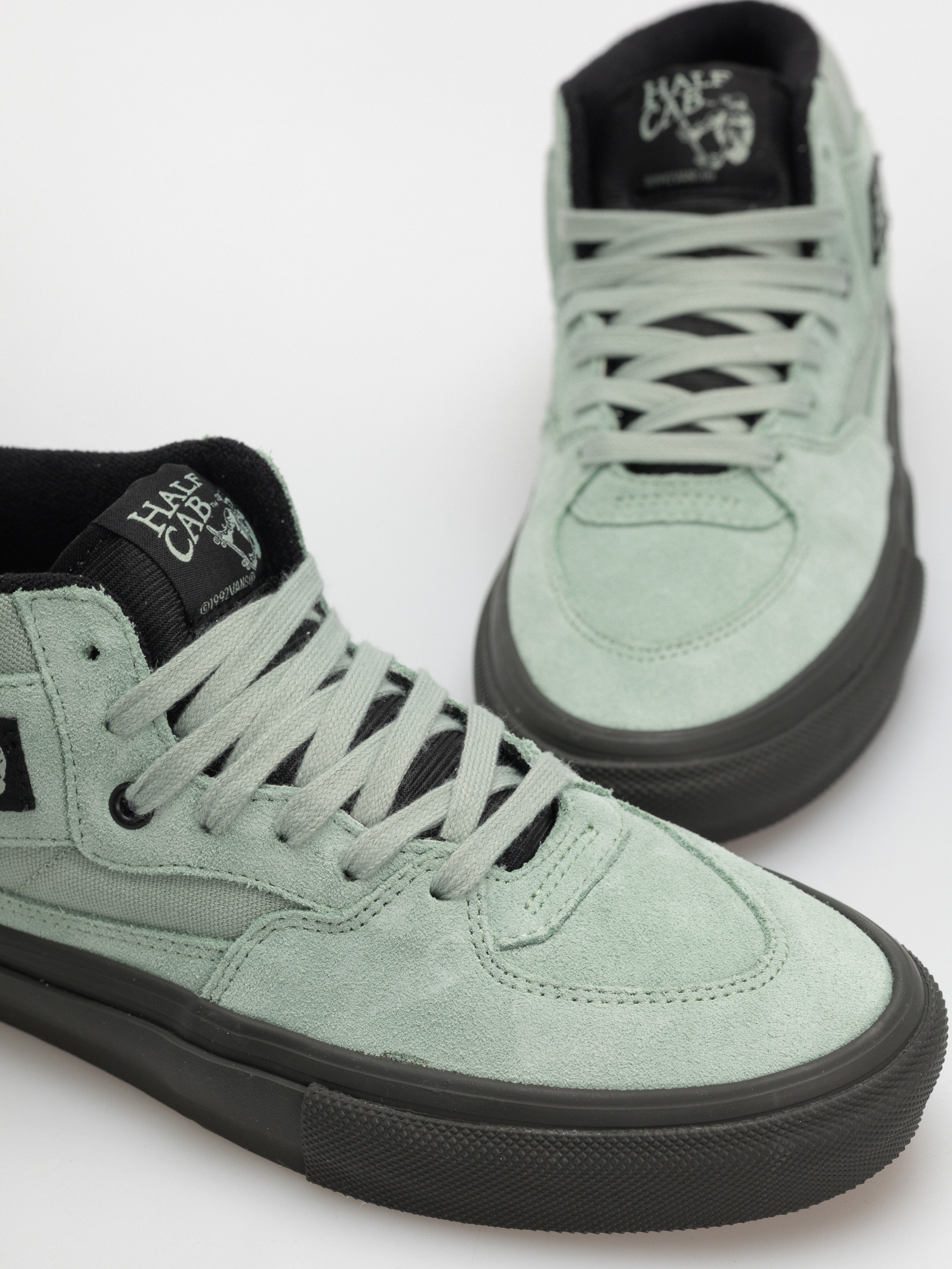 Vans Skate Half Cab Cipők (gray olive)
