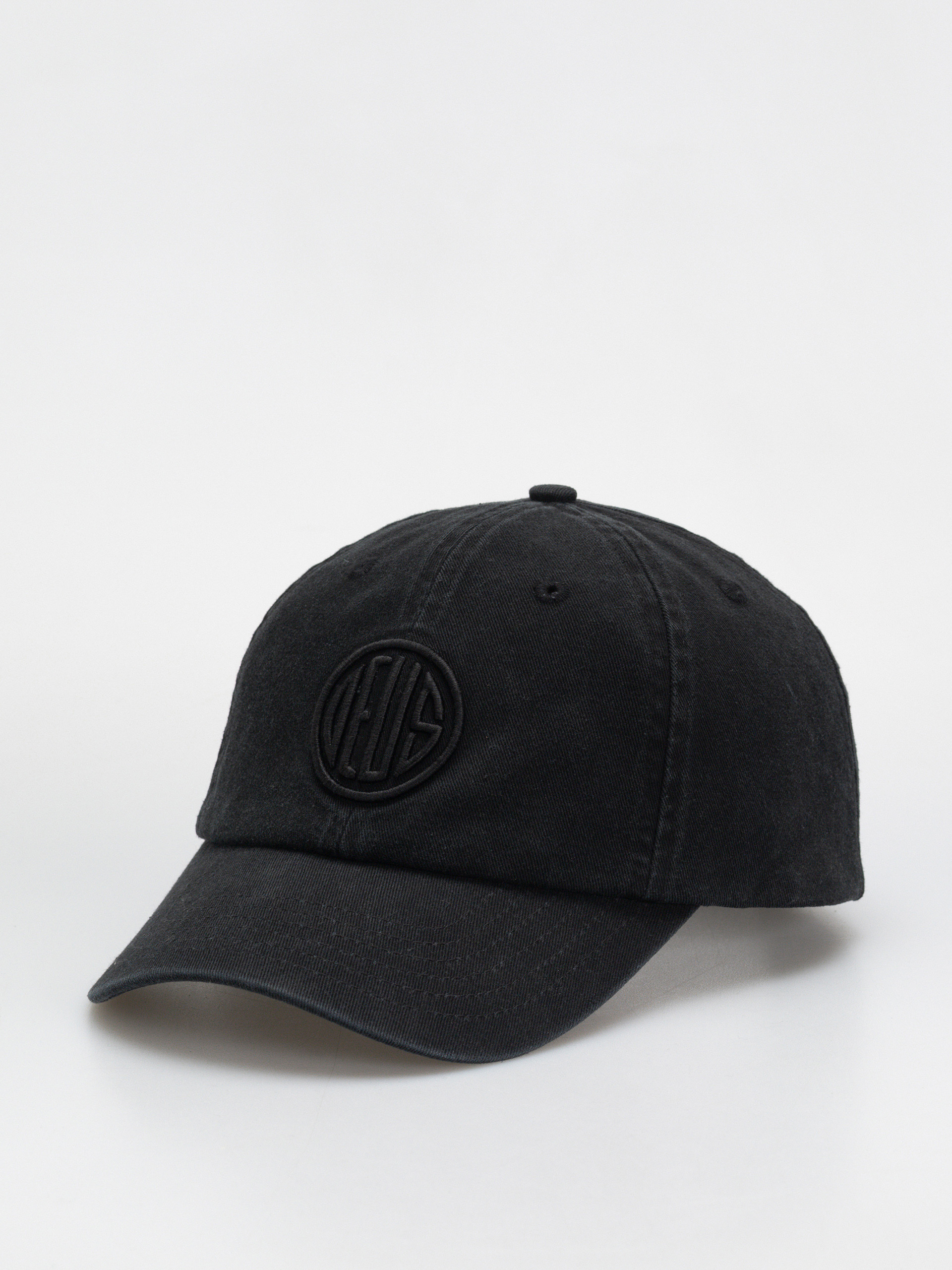 Deus Ex Machina Pill Logo Dad Cap Baseball sapka (black)