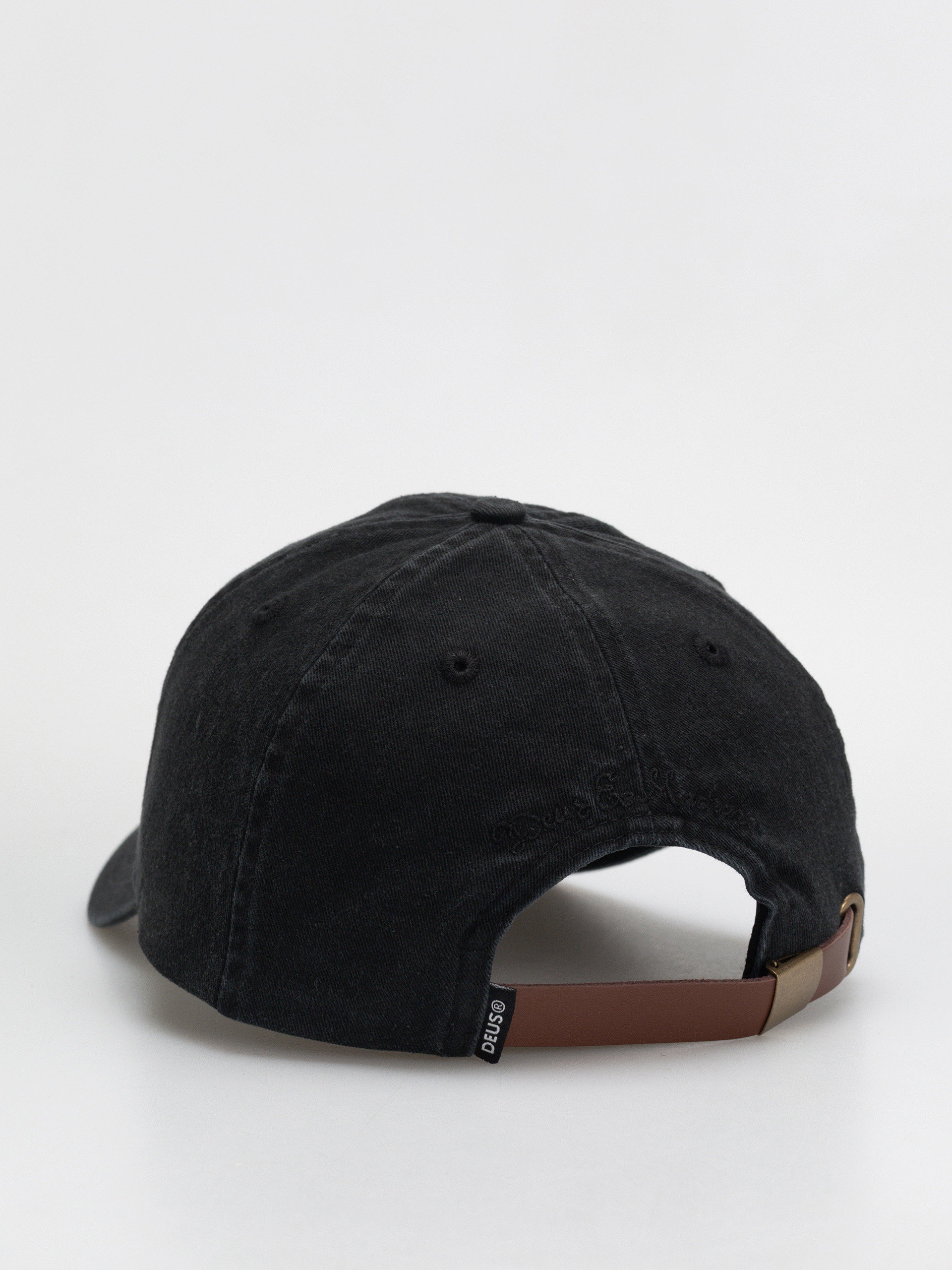 Deus Ex Machina Pill Logo Dad Cap Baseball sapka (black)