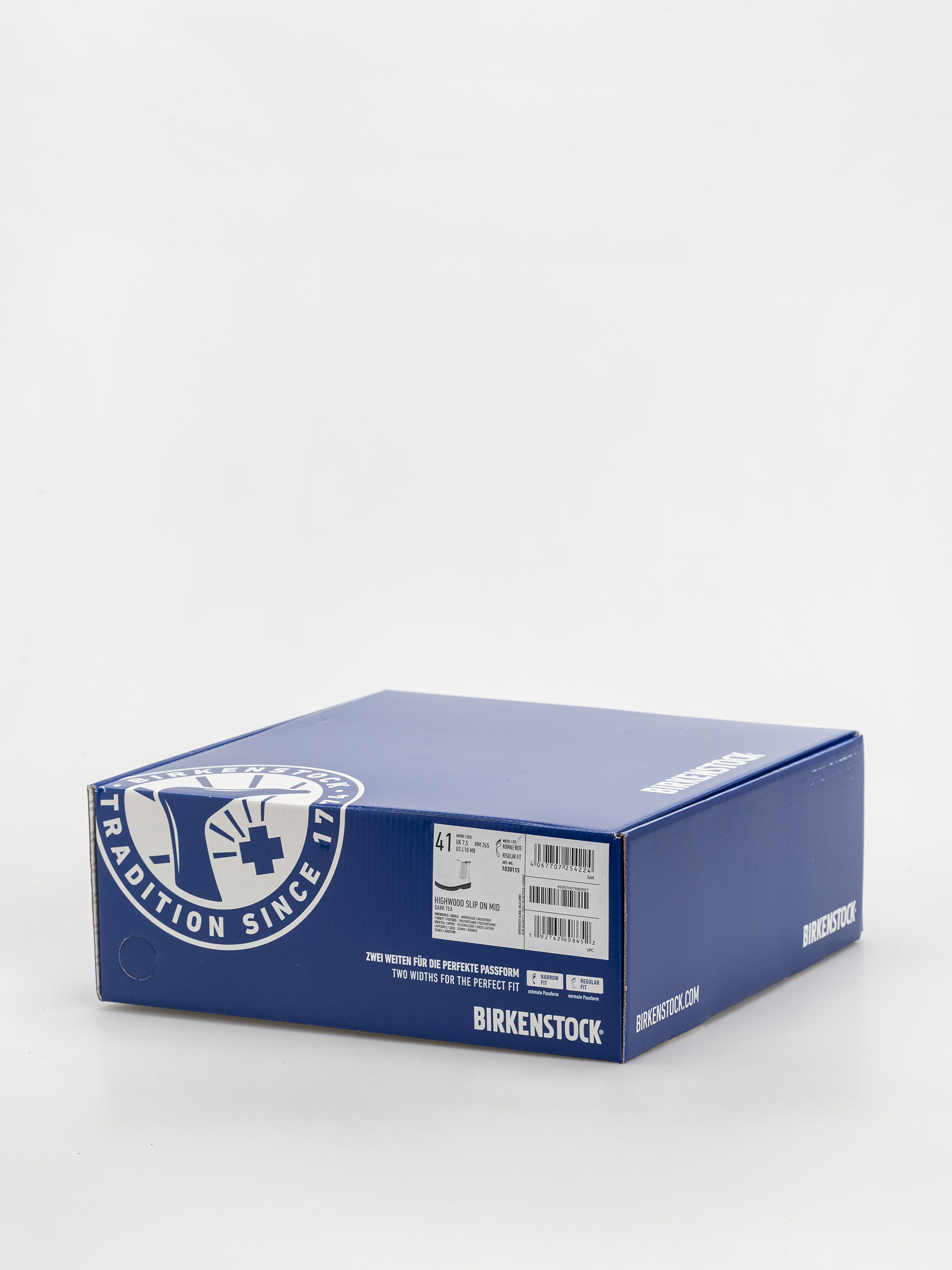 Birkenstock Highwood Slip On Suede Leather Regular Cipők (dark tea)