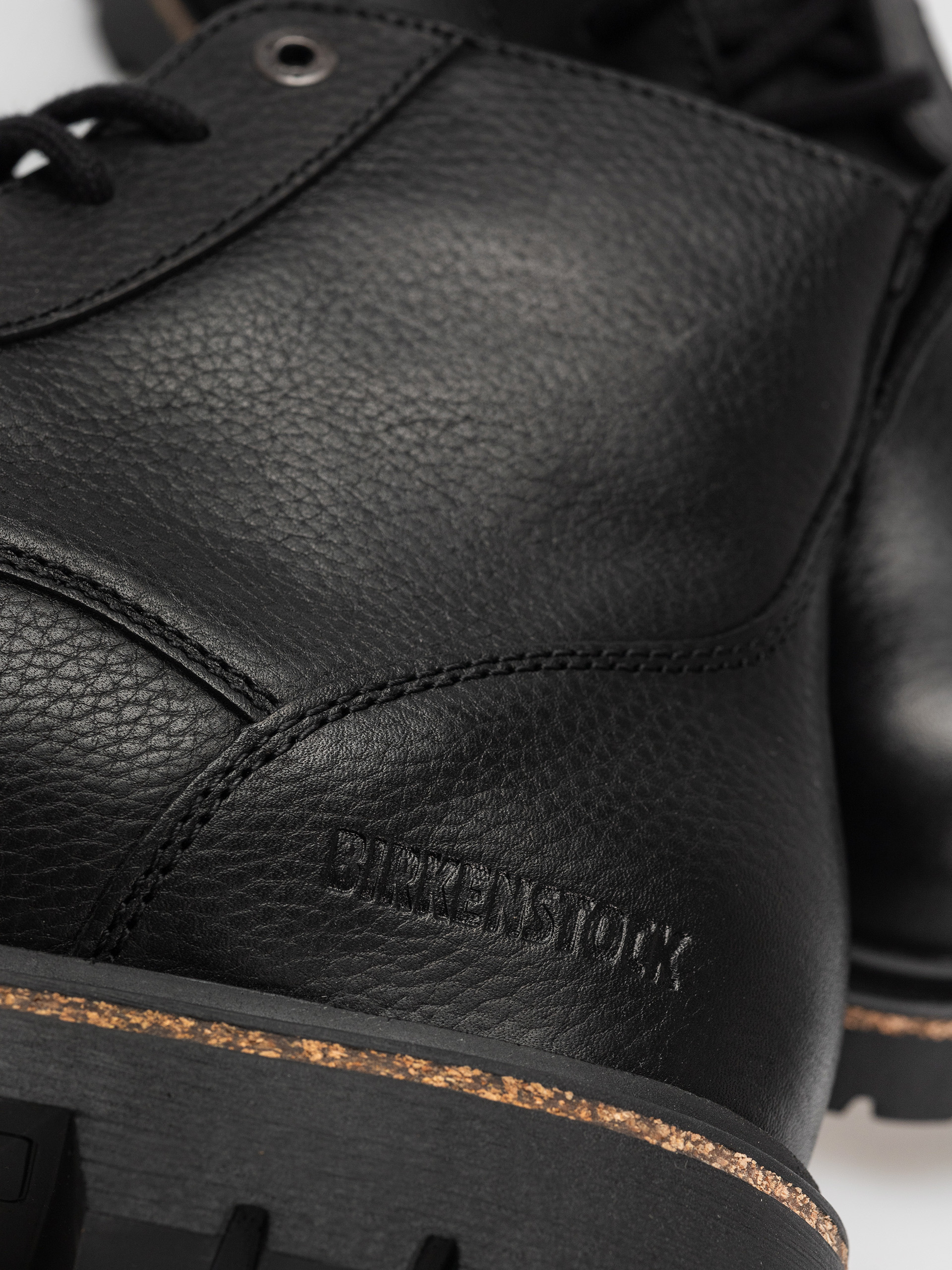 Birkenstock Highwood Lace Mid Natural Leather Regular Cipők (black)