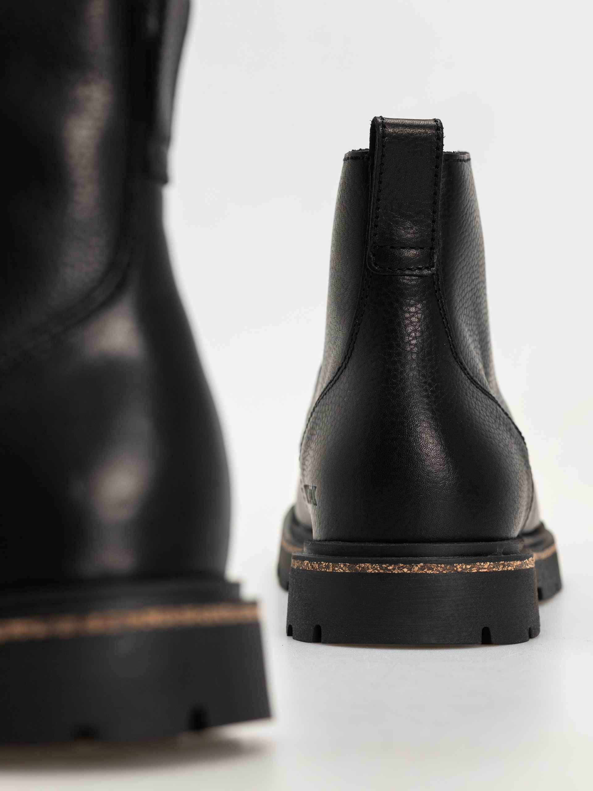 Birkenstock Highwood Lace Mid Natural Leather Regular Cipők (black)