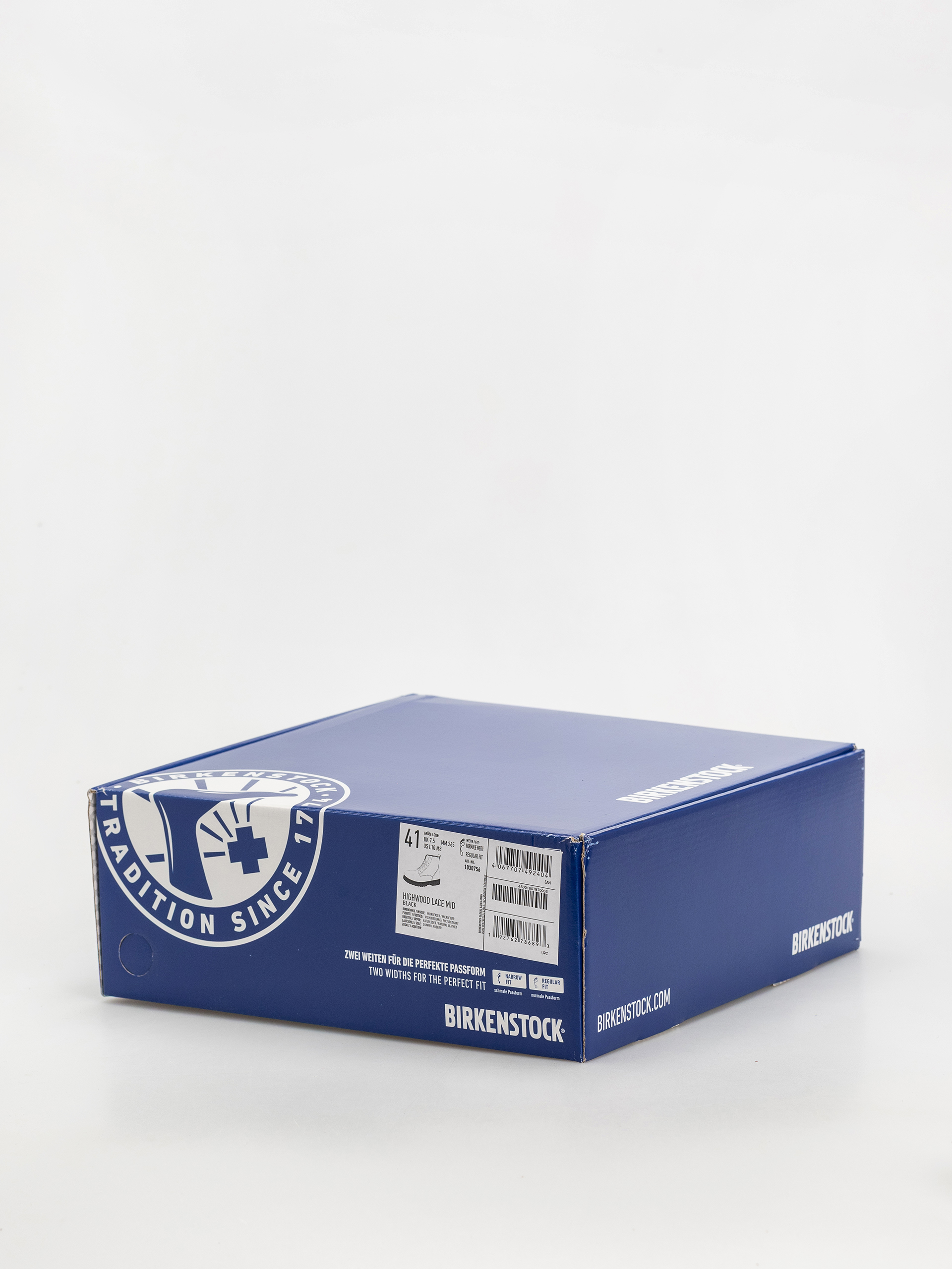 Birkenstock Highwood Lace Mid Natural Leather Regular Cipők (black)