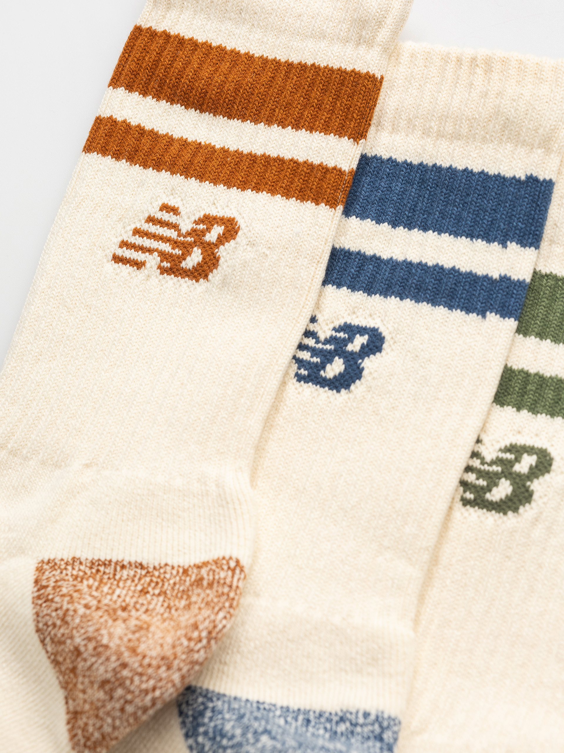 New Balance Active Lifestyle Striped Crew 3Pc Zokni (print/pattern/misc)