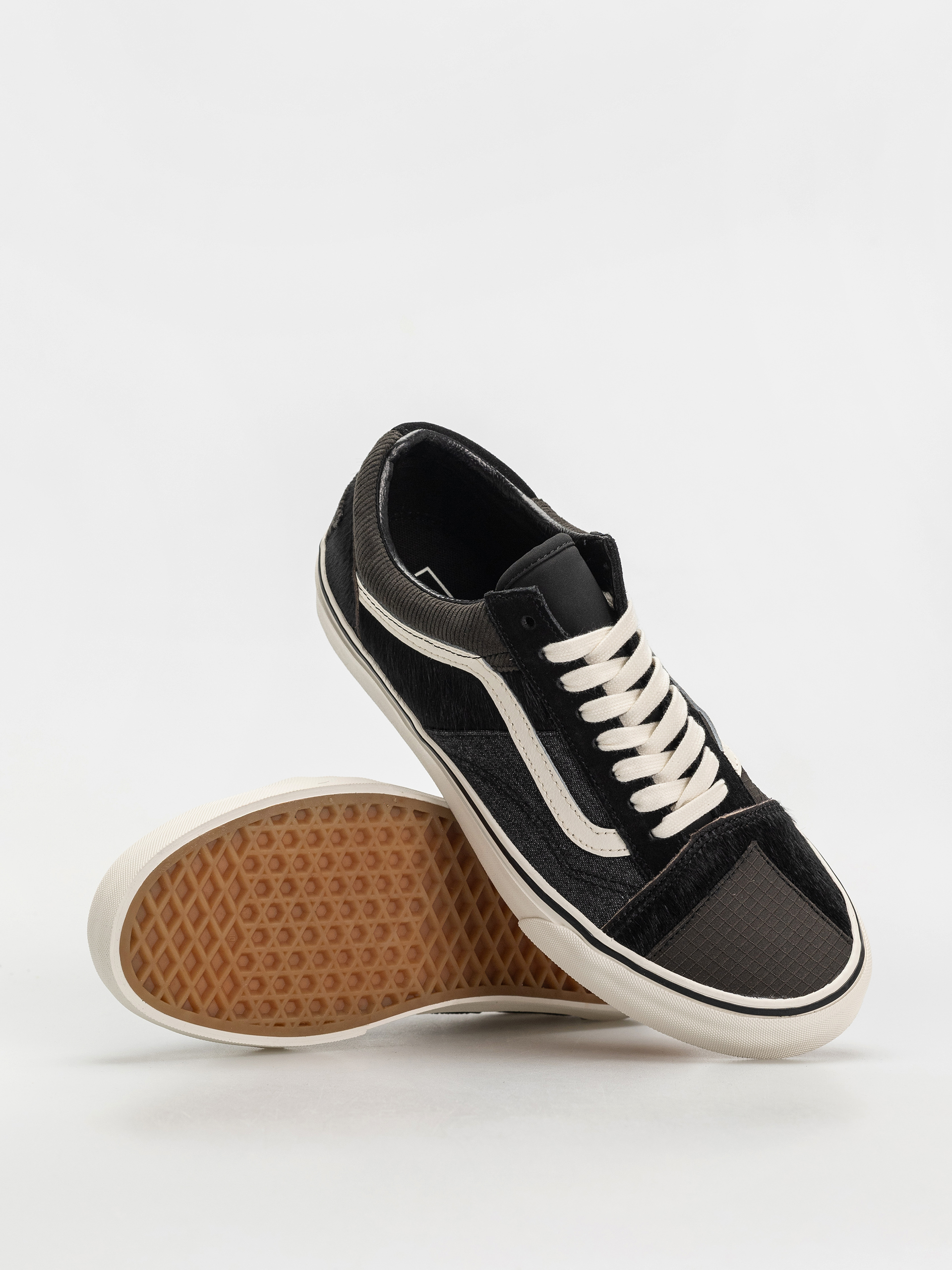 Cipők Vans Old Skool Patchwork (dark gray/black)