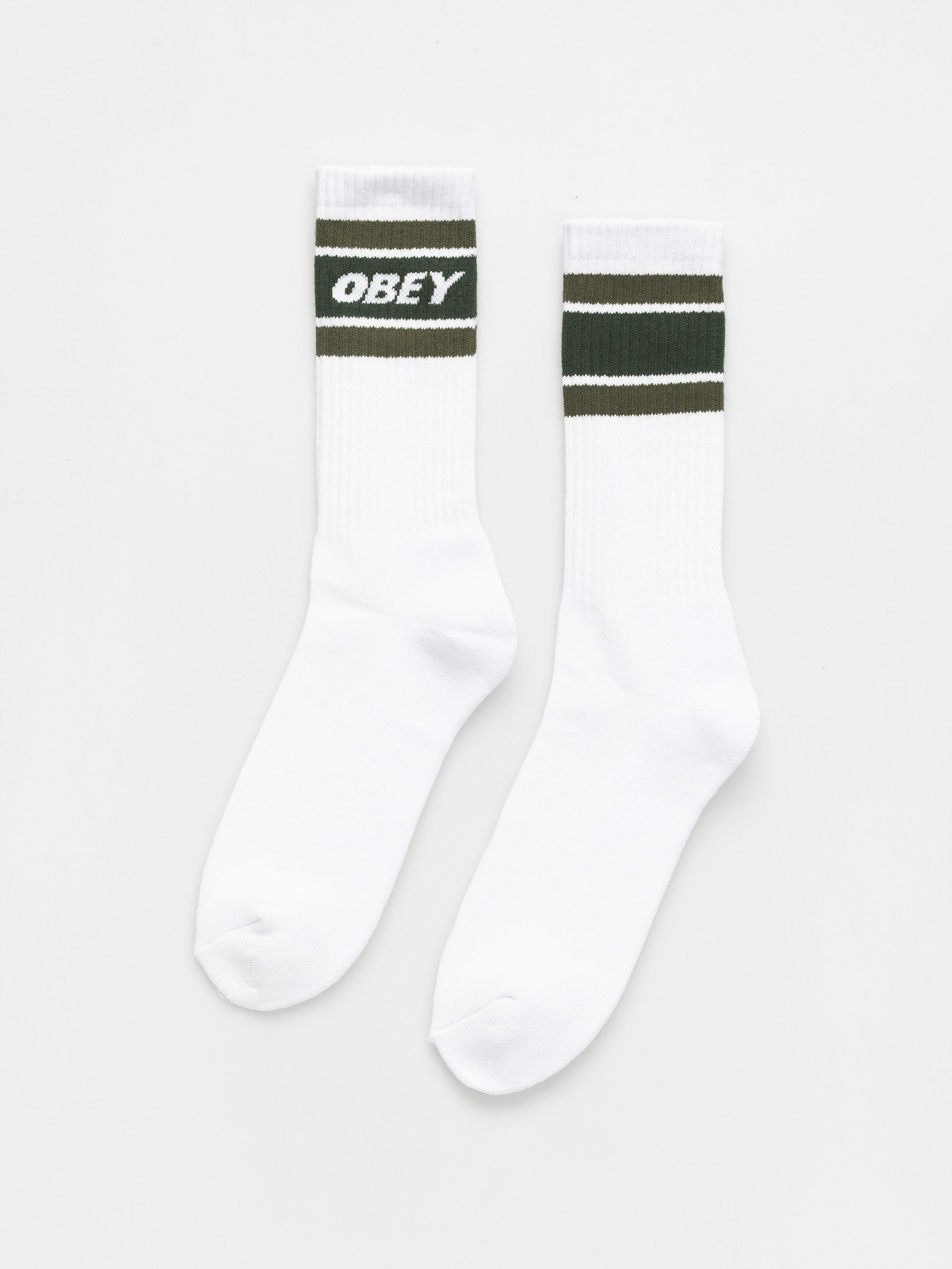 Zokni OBEY Cooper II (white / kombu green)